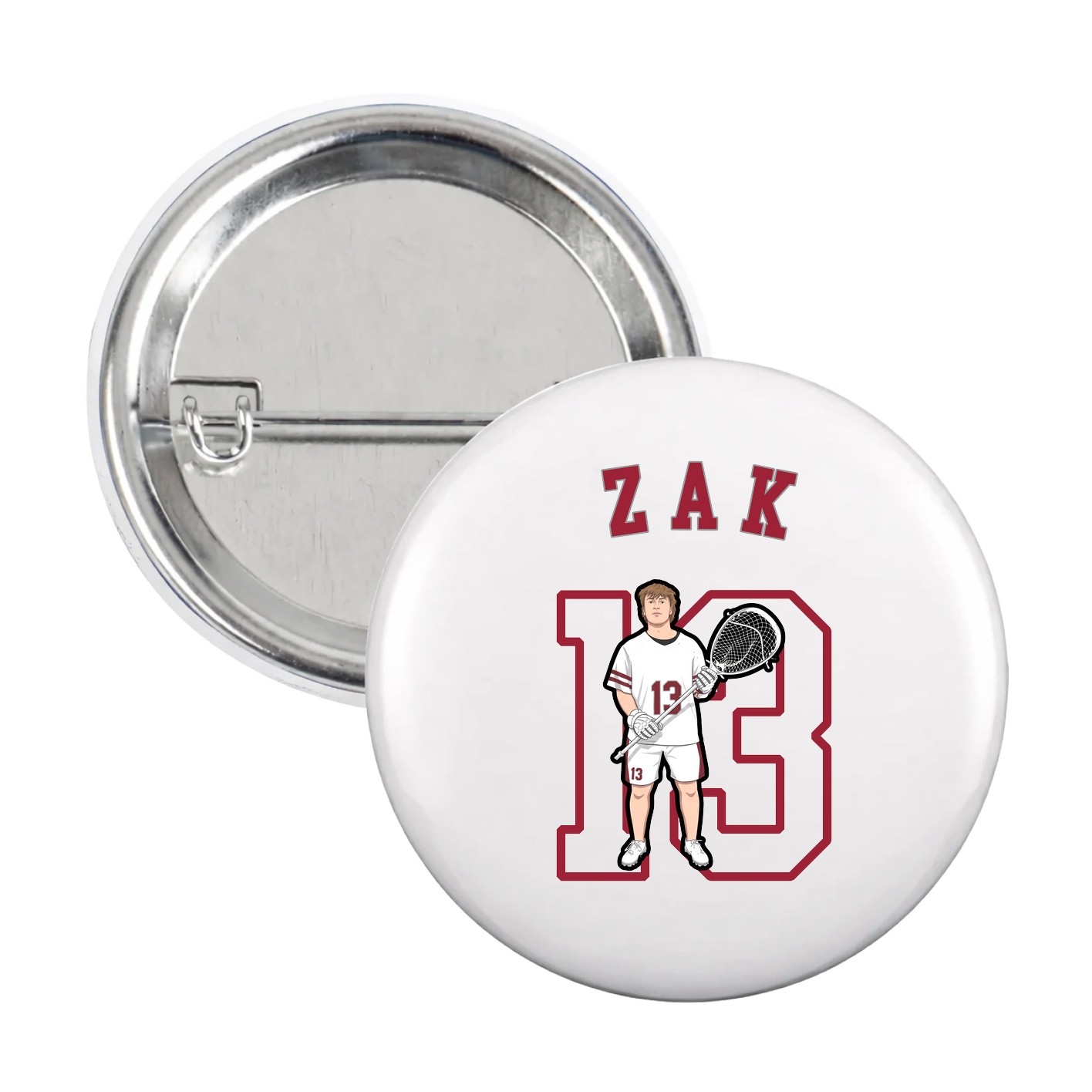 Game Day Button — Shirsey Arch in White