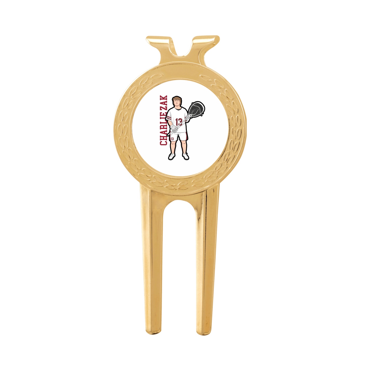 Divot Tool with Ball Marker — Name Vertical in Classic