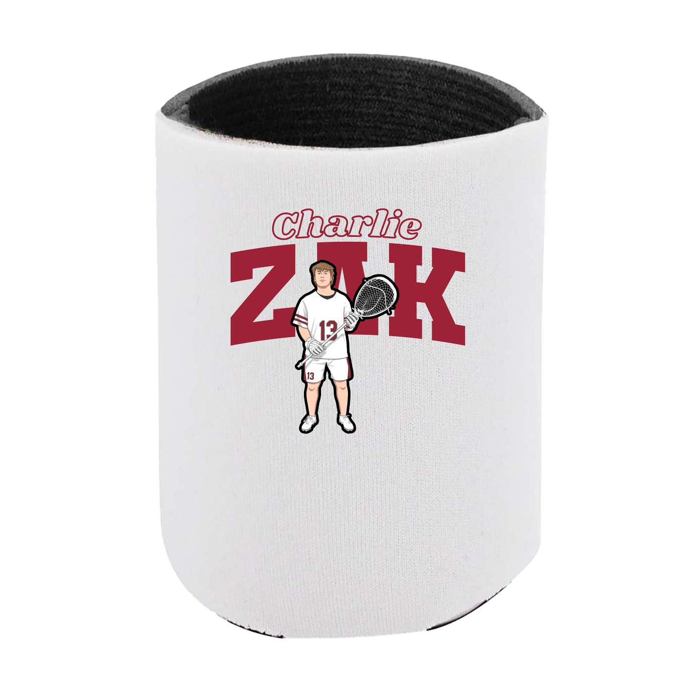 Can Holder — Name Arch in White