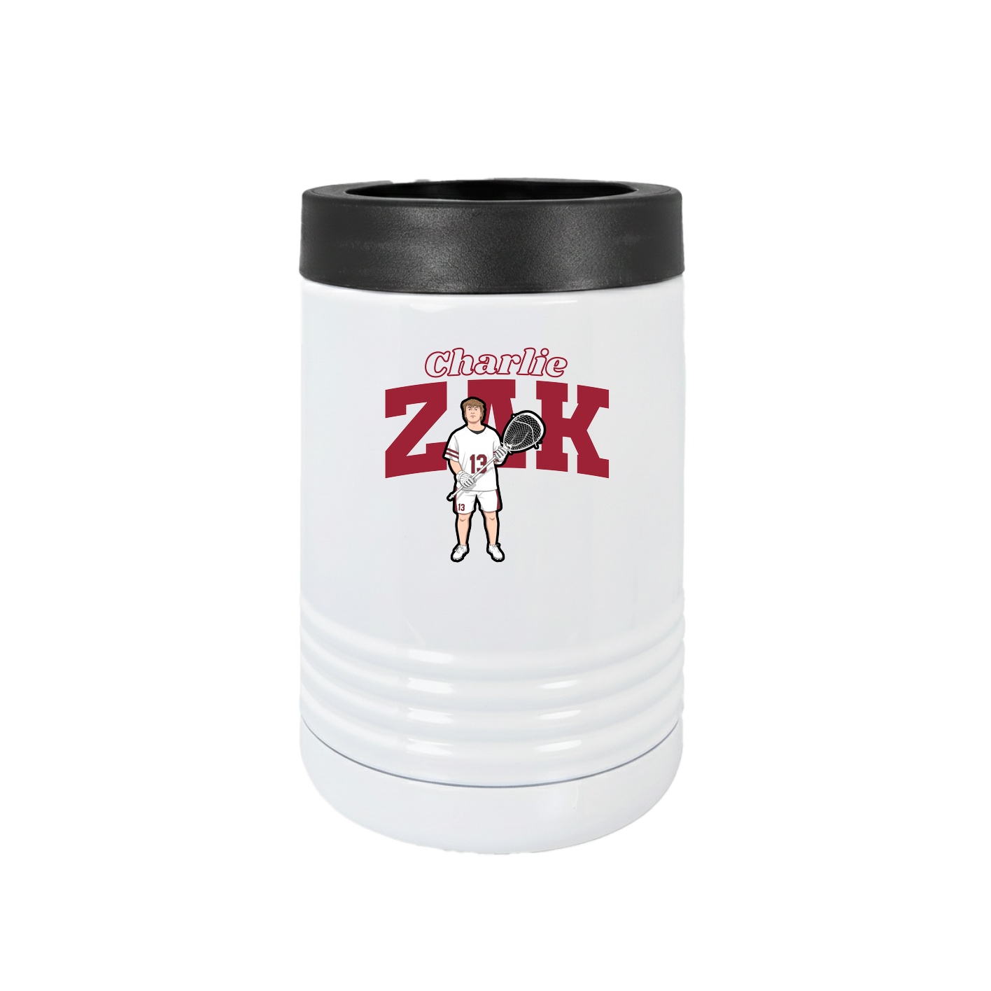 Beverage Holder — Name Arch in White