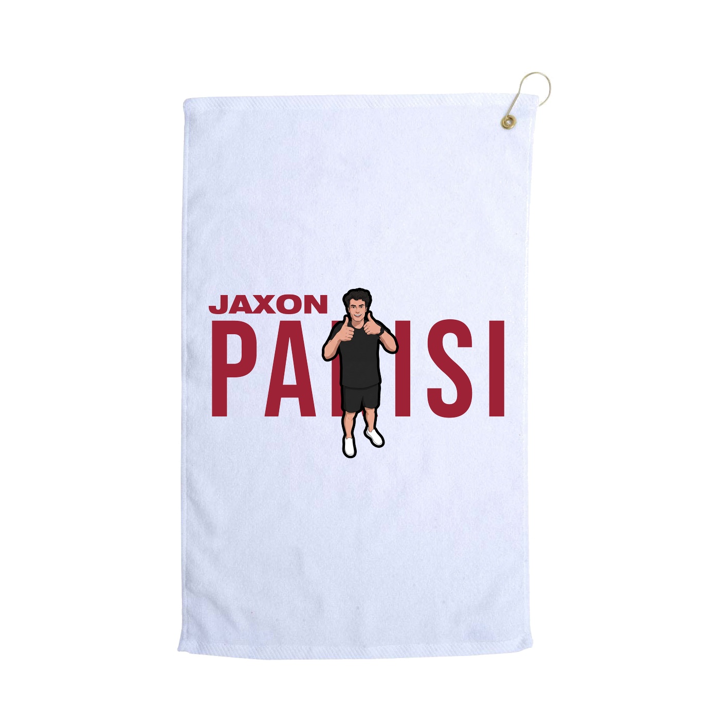 Golf Towel — Player Name in White