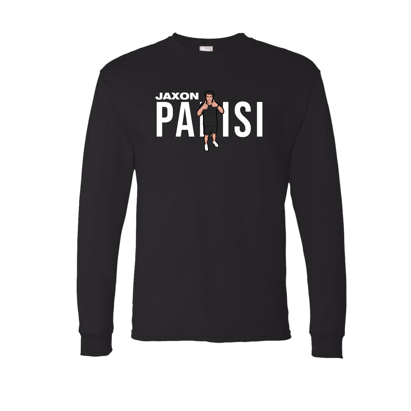 Long Sleeve Tee — Player Name in Black