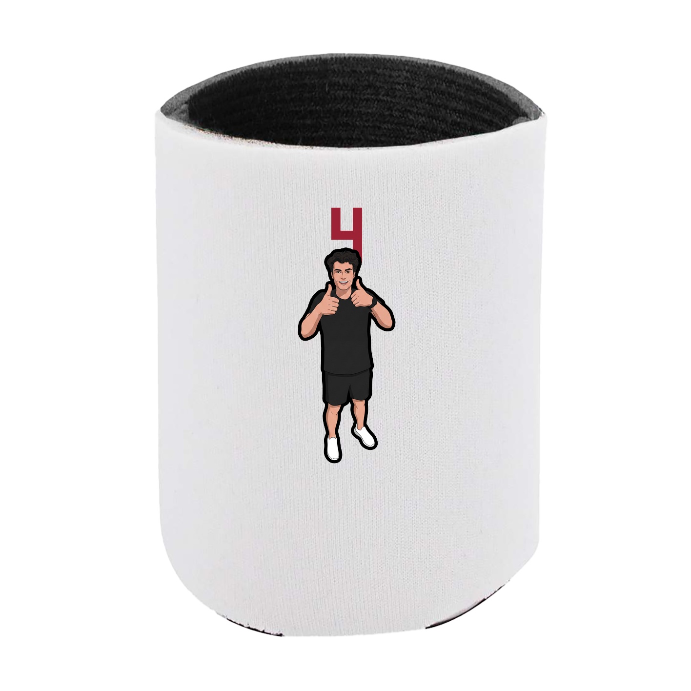 Can Holder — Number Top in White