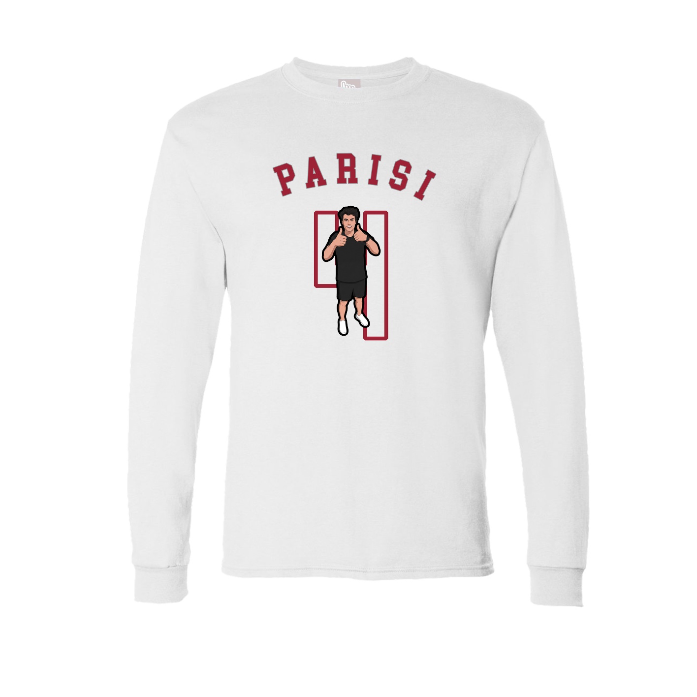 Long Sleeve Tee — Shirsey Arch in White