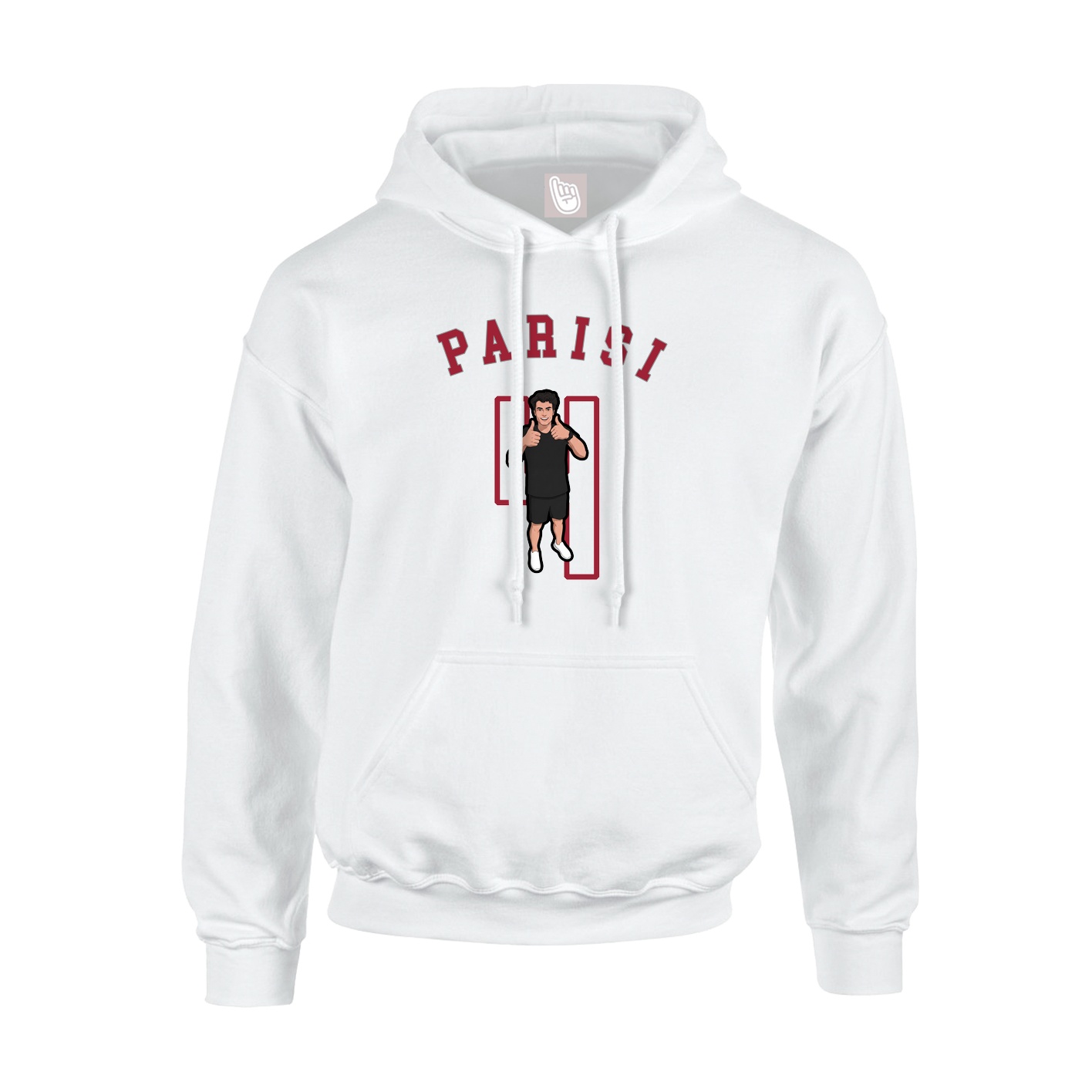 Youth Hoodie — Shirsey Arch in White