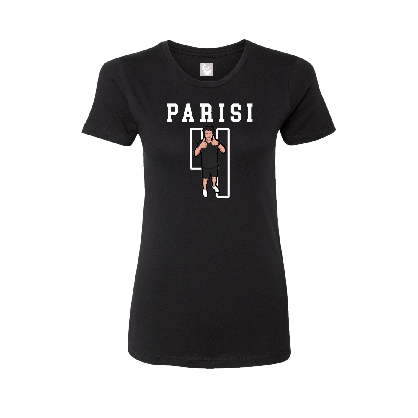 Fitted Women's Tee — Shirsey in Black