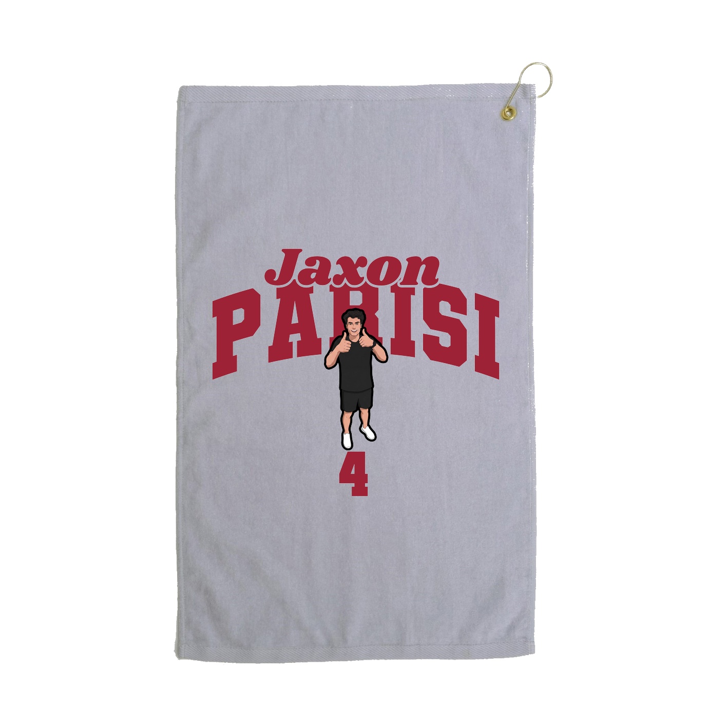 Golf Towel — Signature Arch in Grey