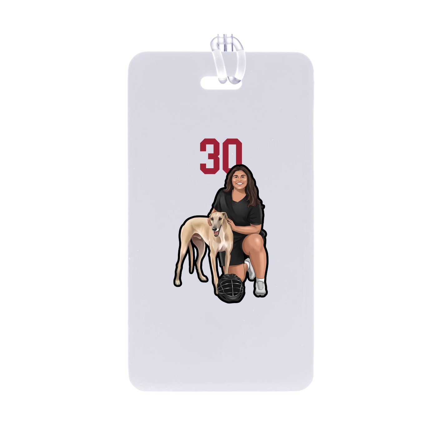 Bag Tag — Number Top in Classic