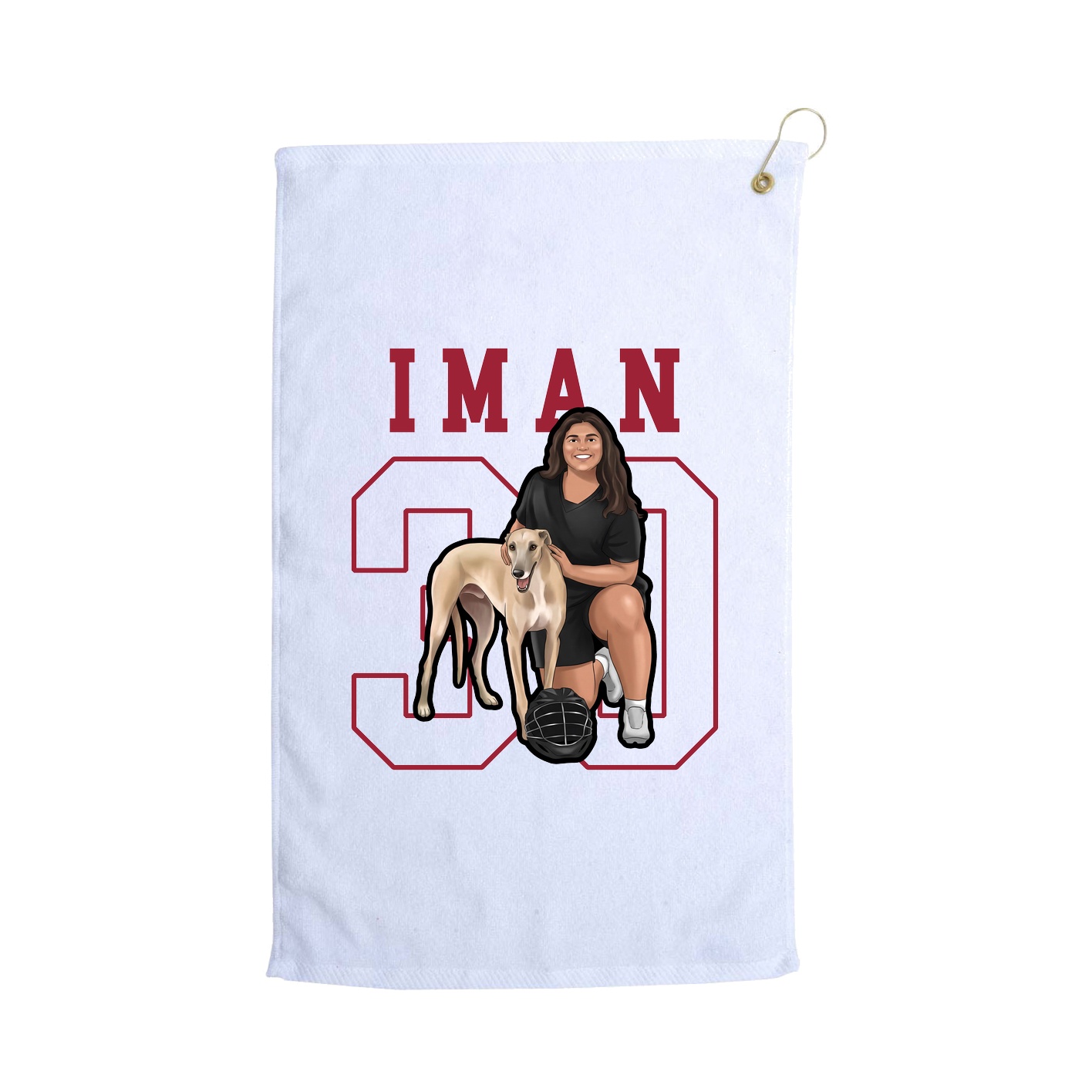 Terry Velour Golf Towel