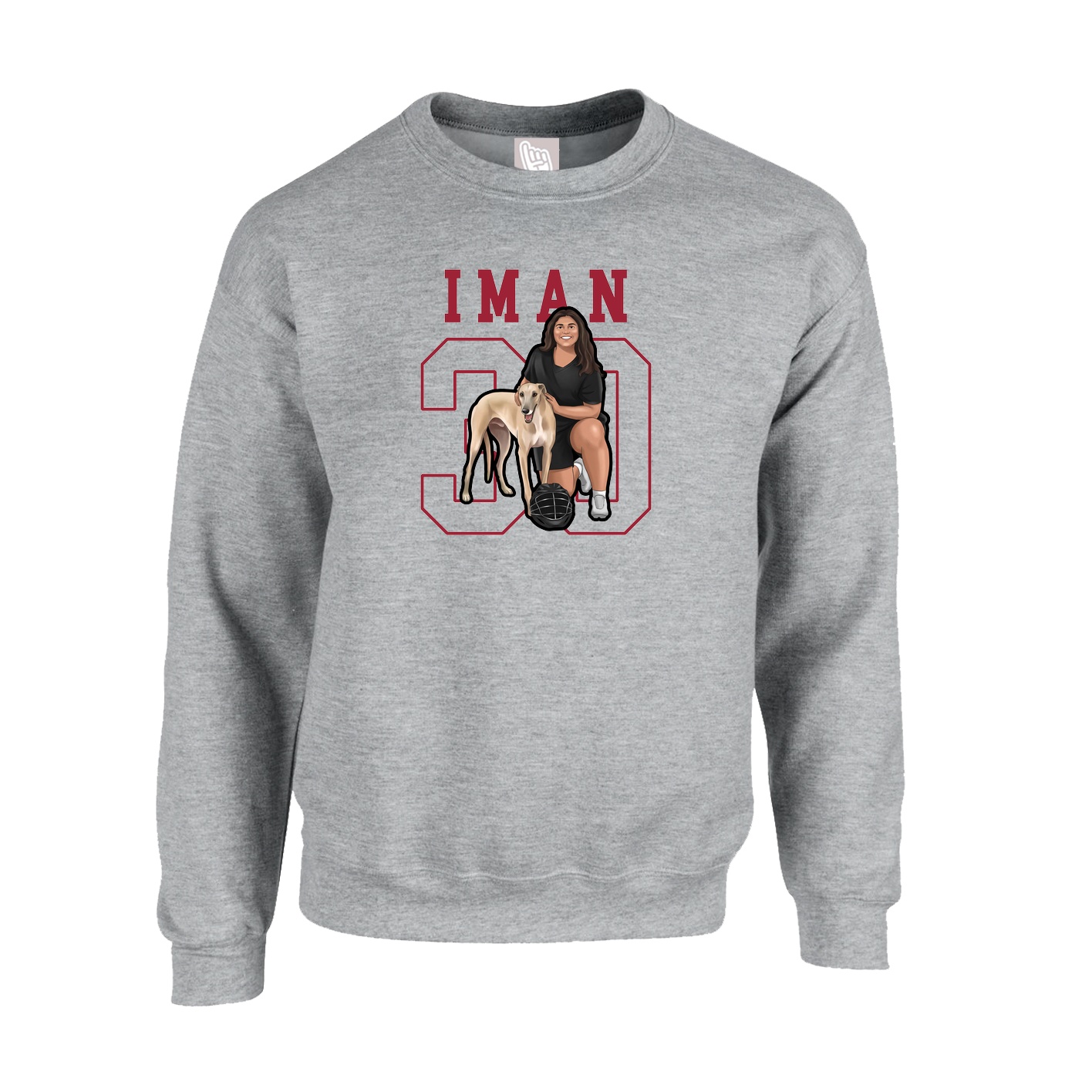 Fleece Crew — Shirsey in Grey