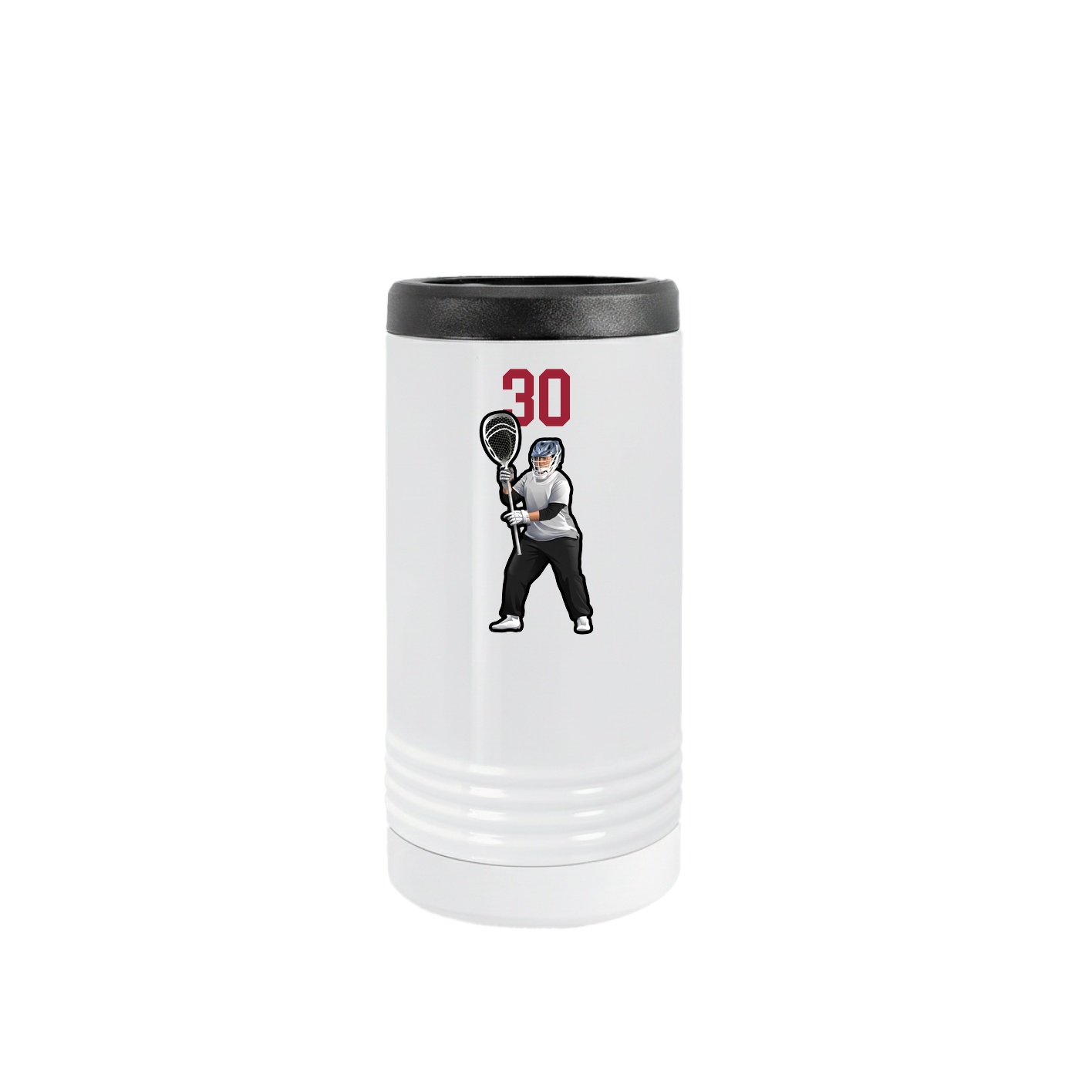 Slim Beverage Holder — Number Top in White