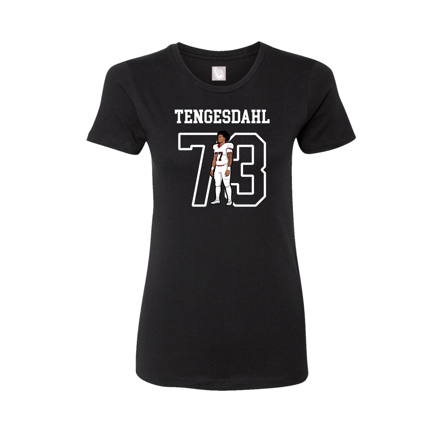 Fitted Women's Tee — Shirsey in Black
