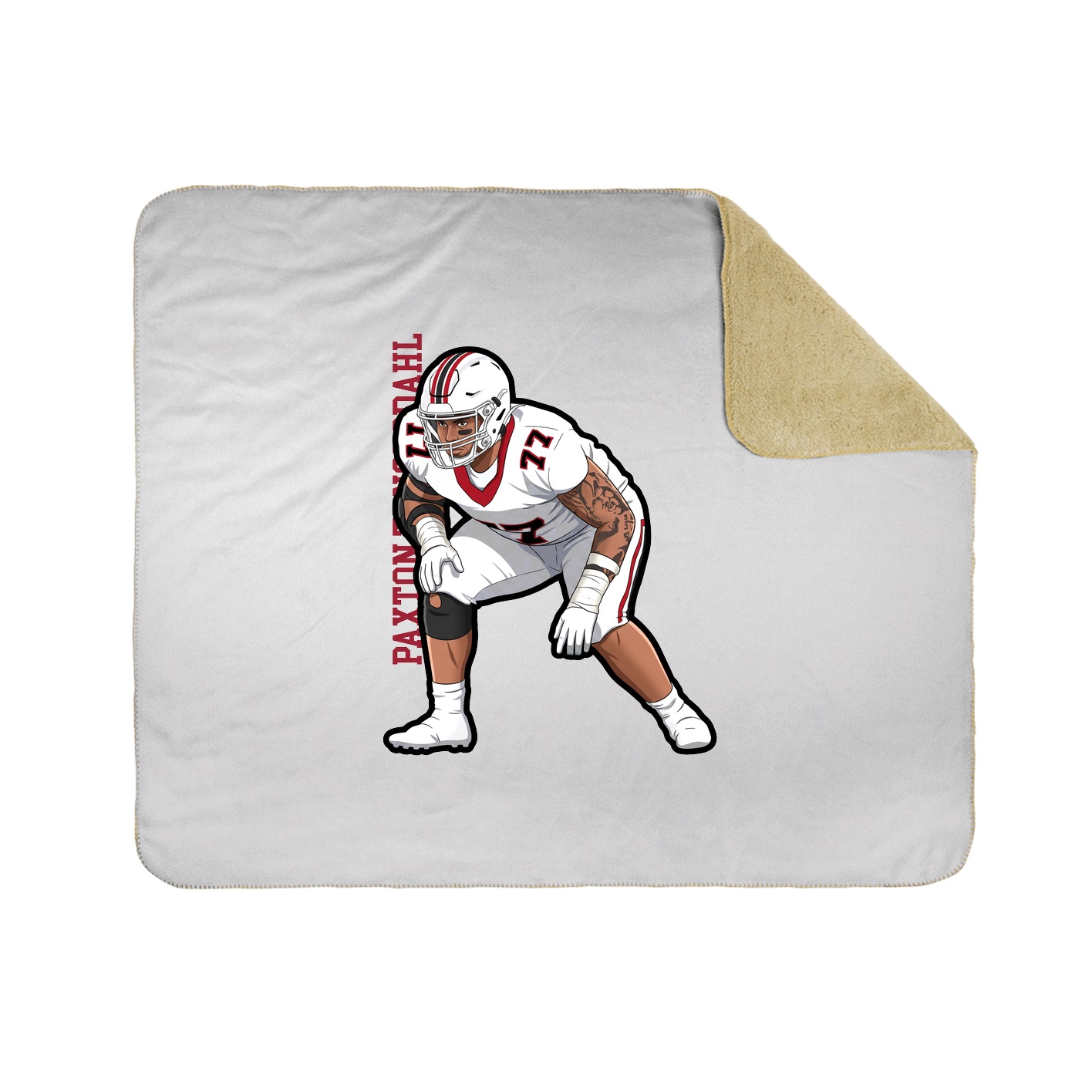 50x60 Sherpa Lined Throw Blanket