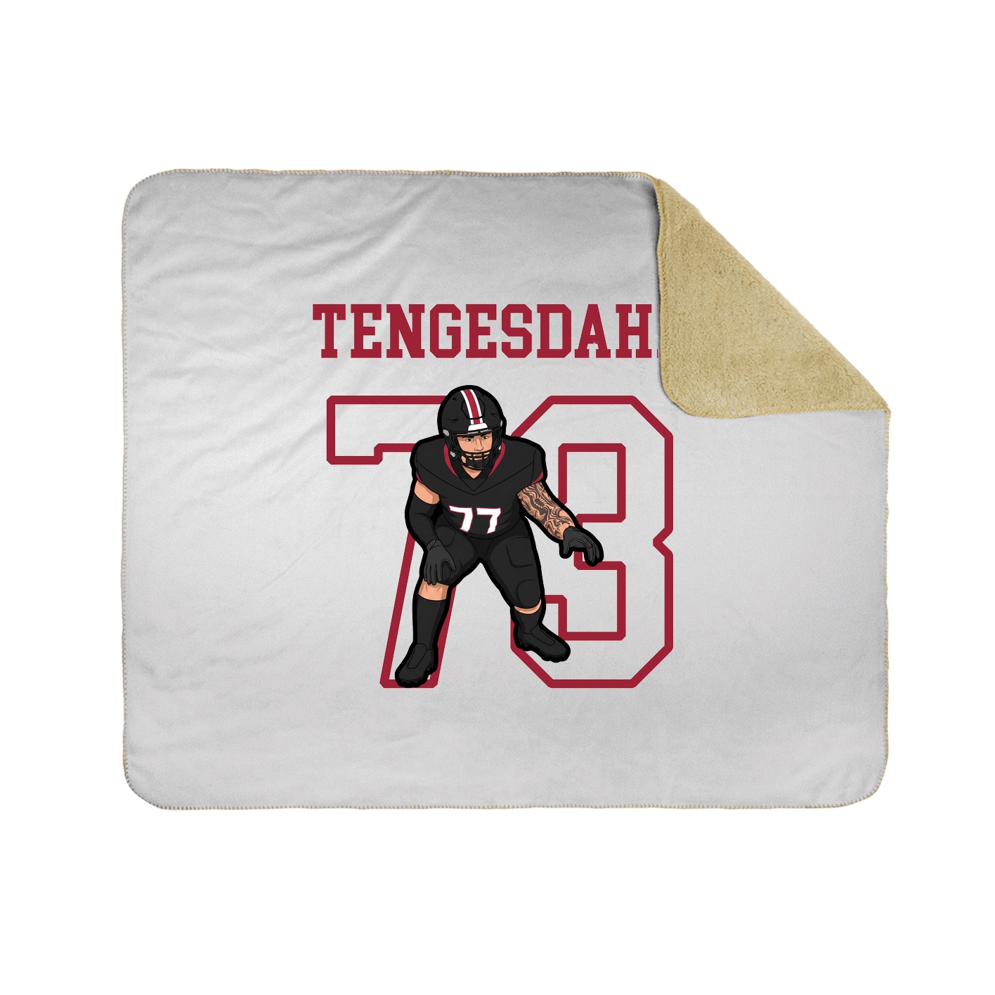 Throw Blanket — Shirsey in White