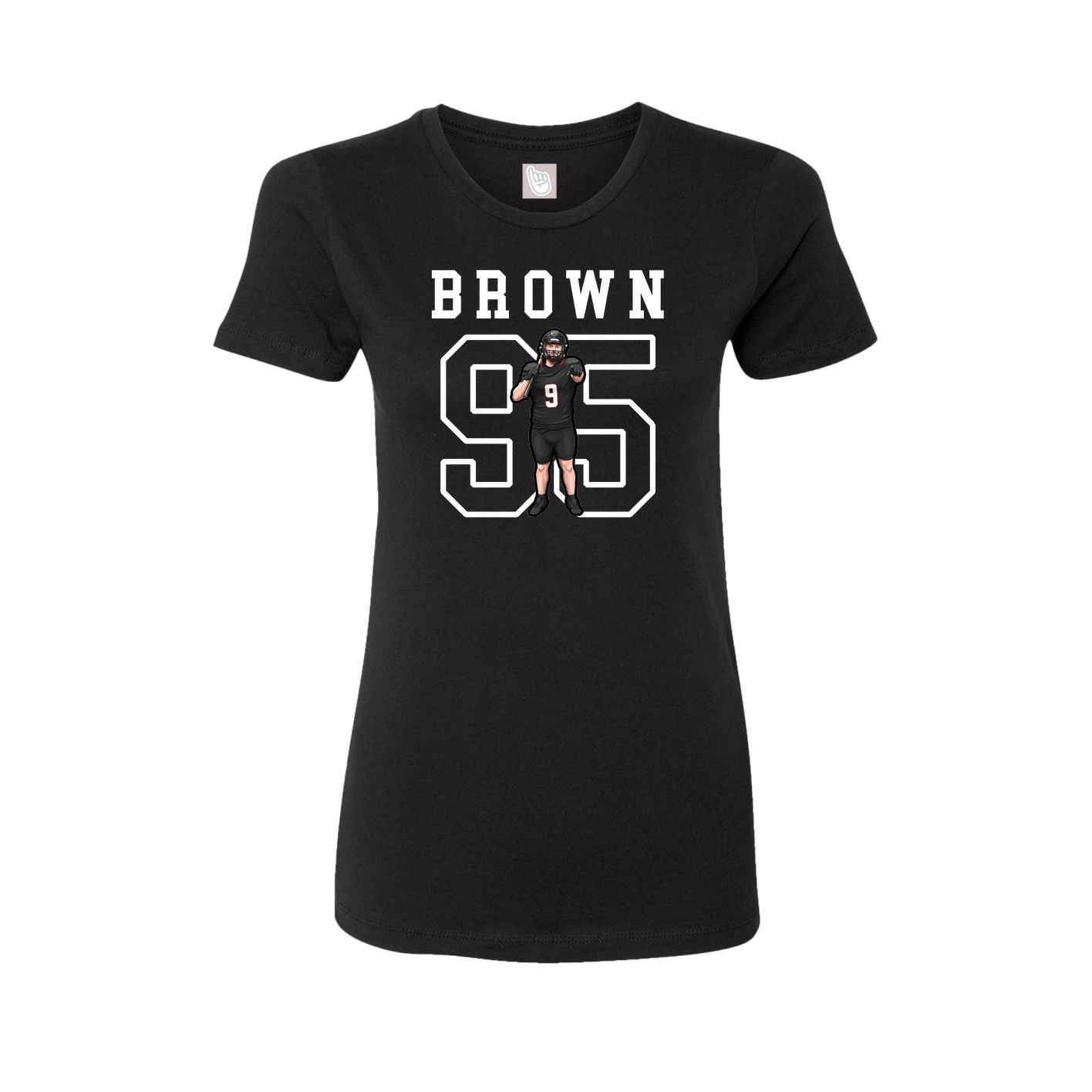 Fitted Women's Tee — Shirsey in Black