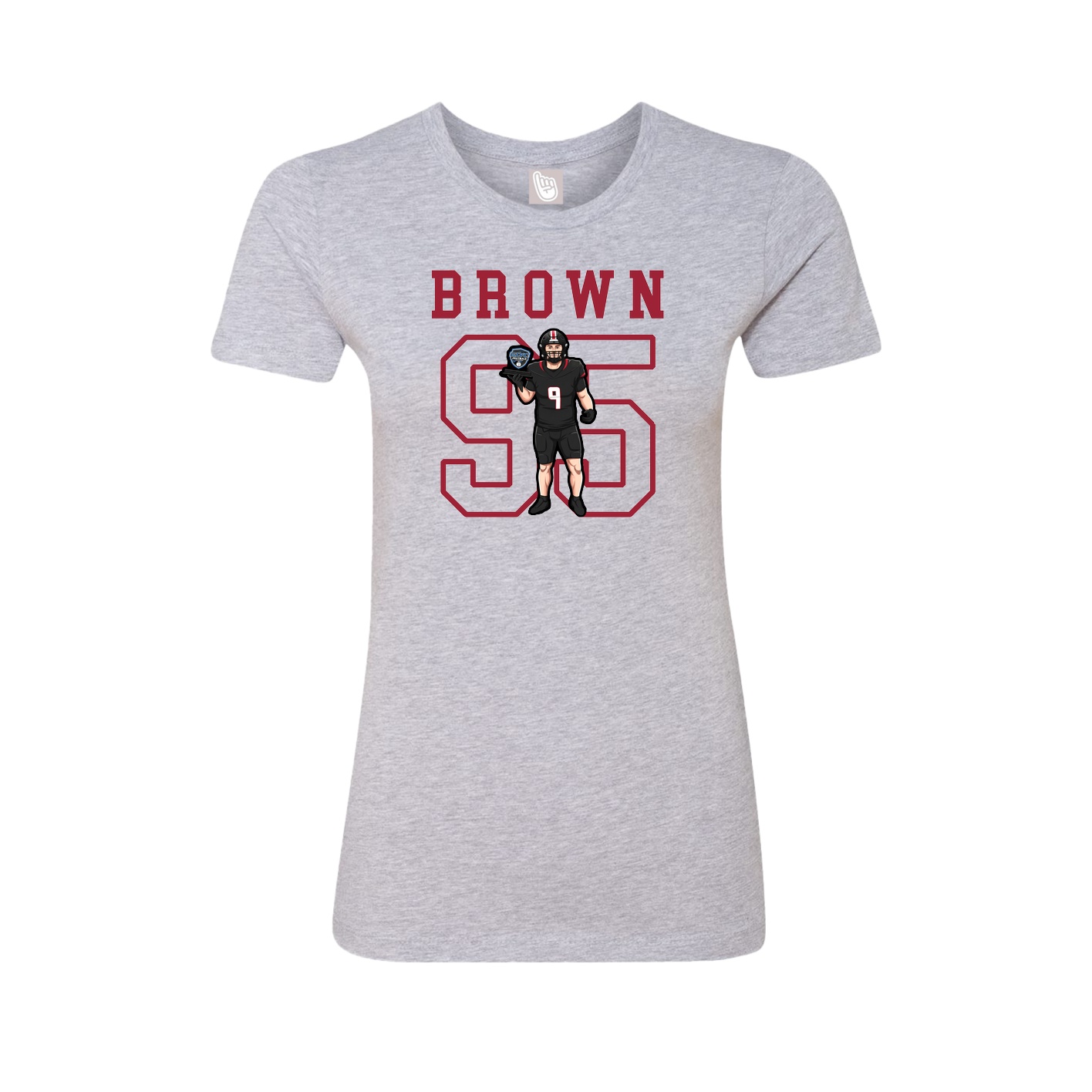Fitted Women's Tee — Shirsey in Grey