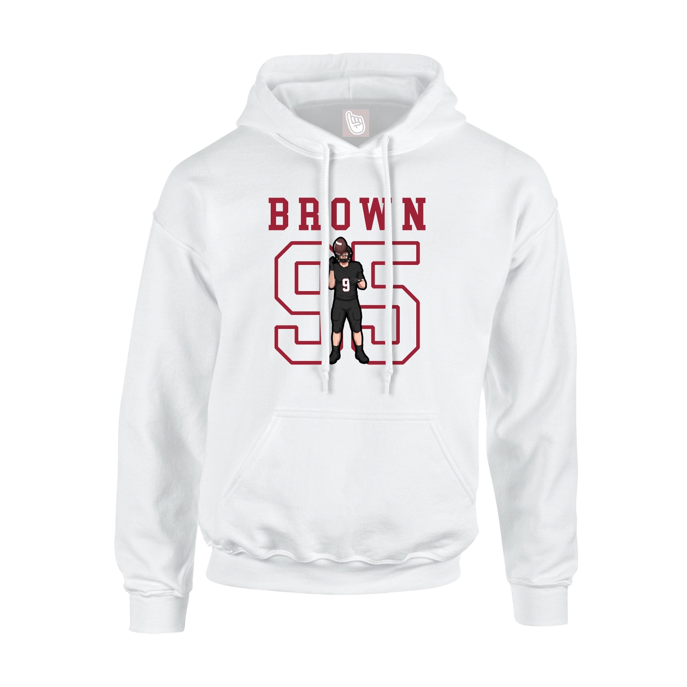 Hoodie — Shirsey in White