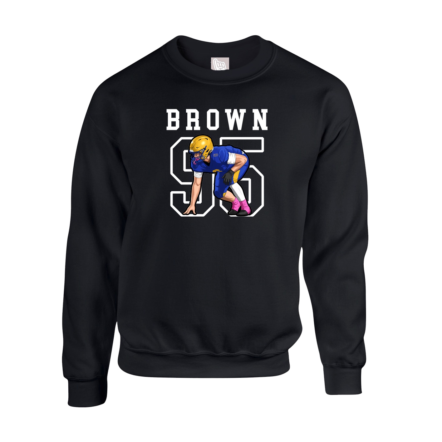 Fleece Crew — Shirsey in Black