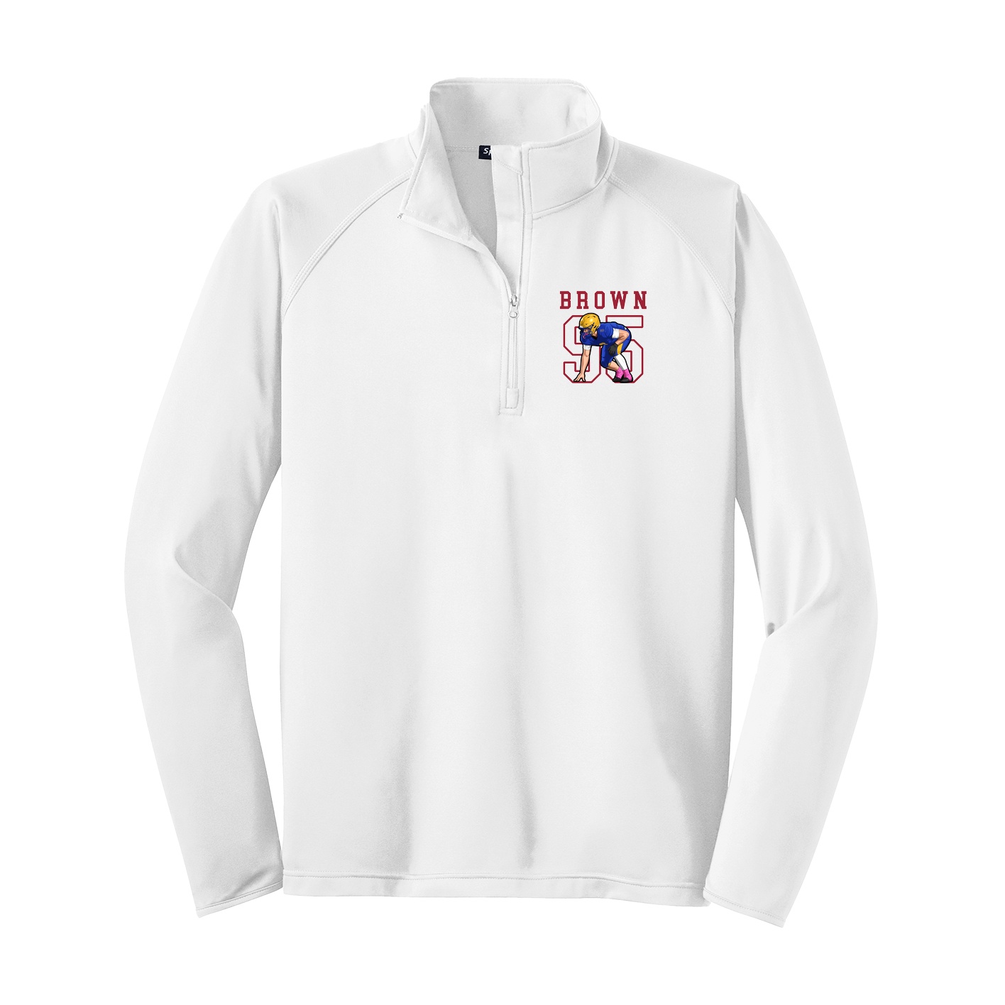 Q-Zip Pullover — Shirsey in White
