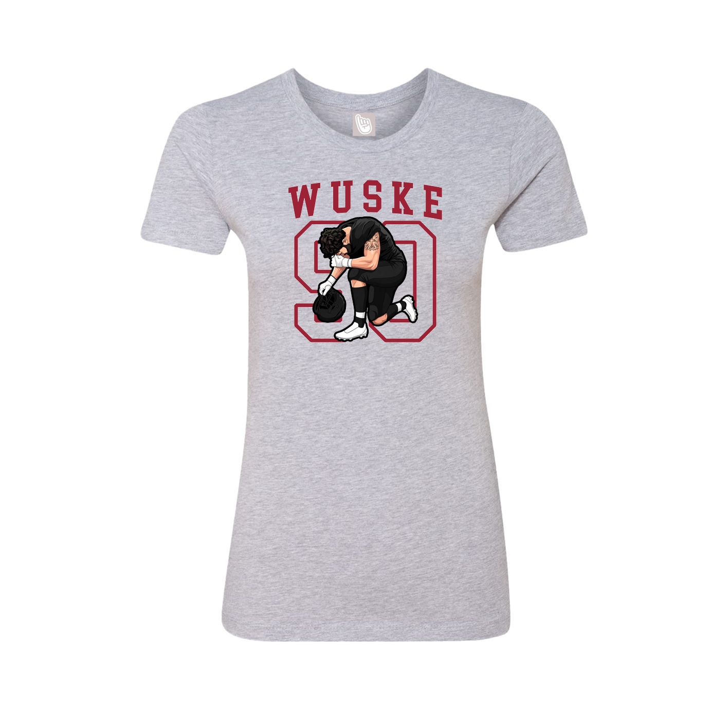 Fitted Women's Tee — Shirsey in Grey