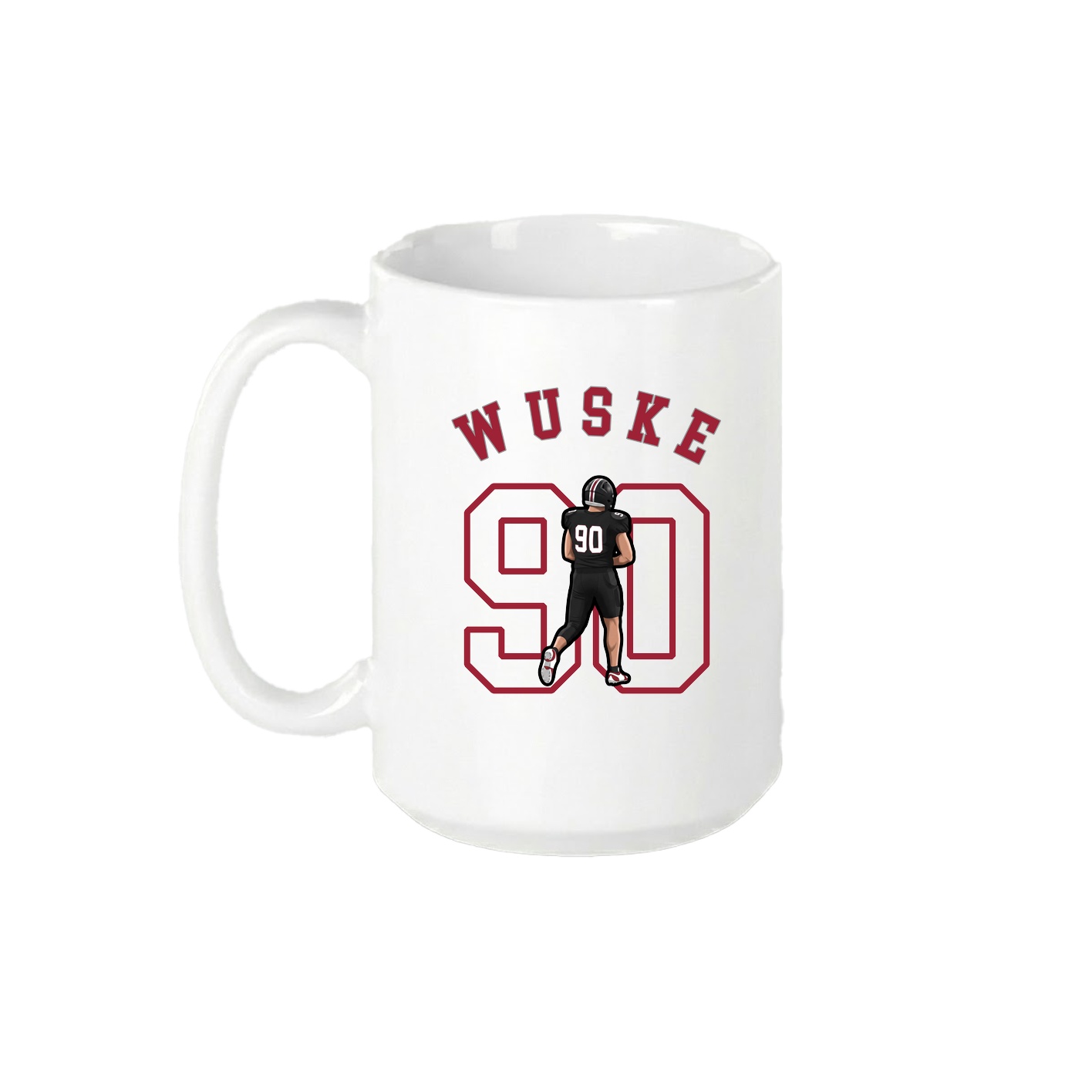 15oz Coffee Mug — Shirsey Arch in White