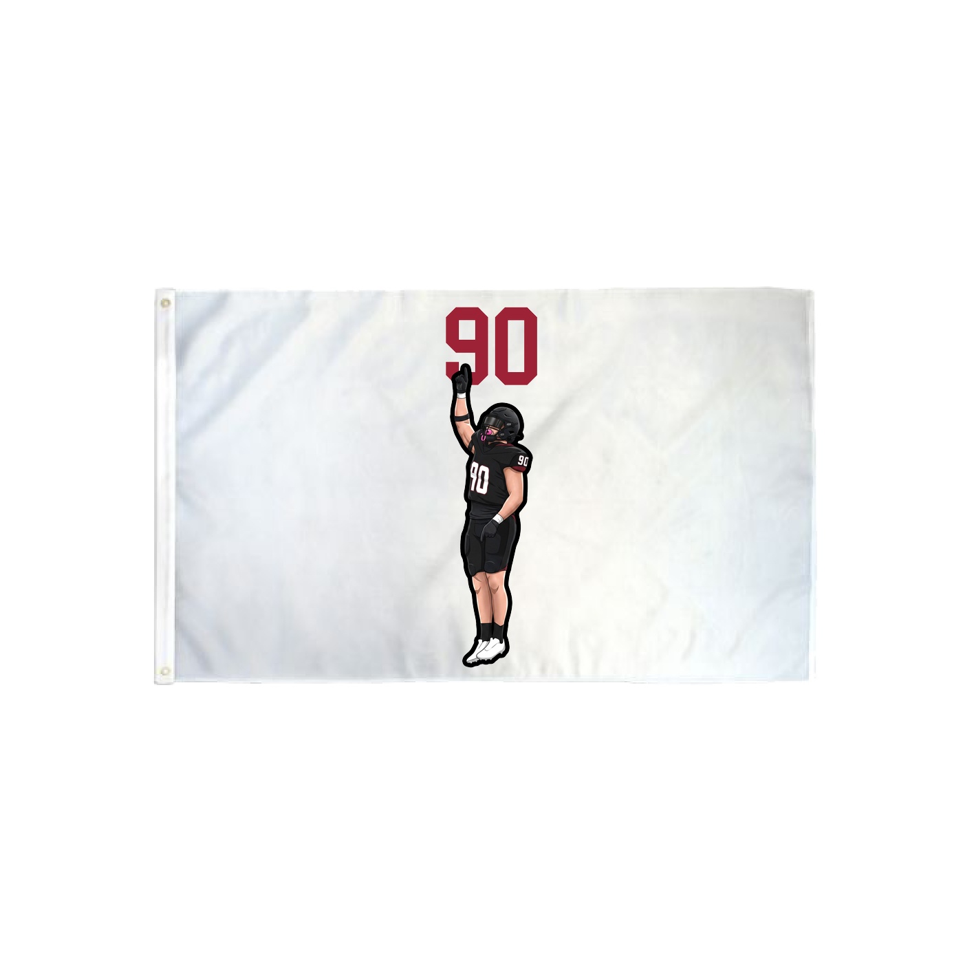 3x5 Flag — Number Top in Classic