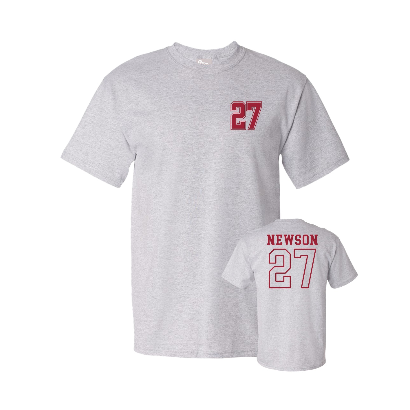 Tee — Chest Back in Grey