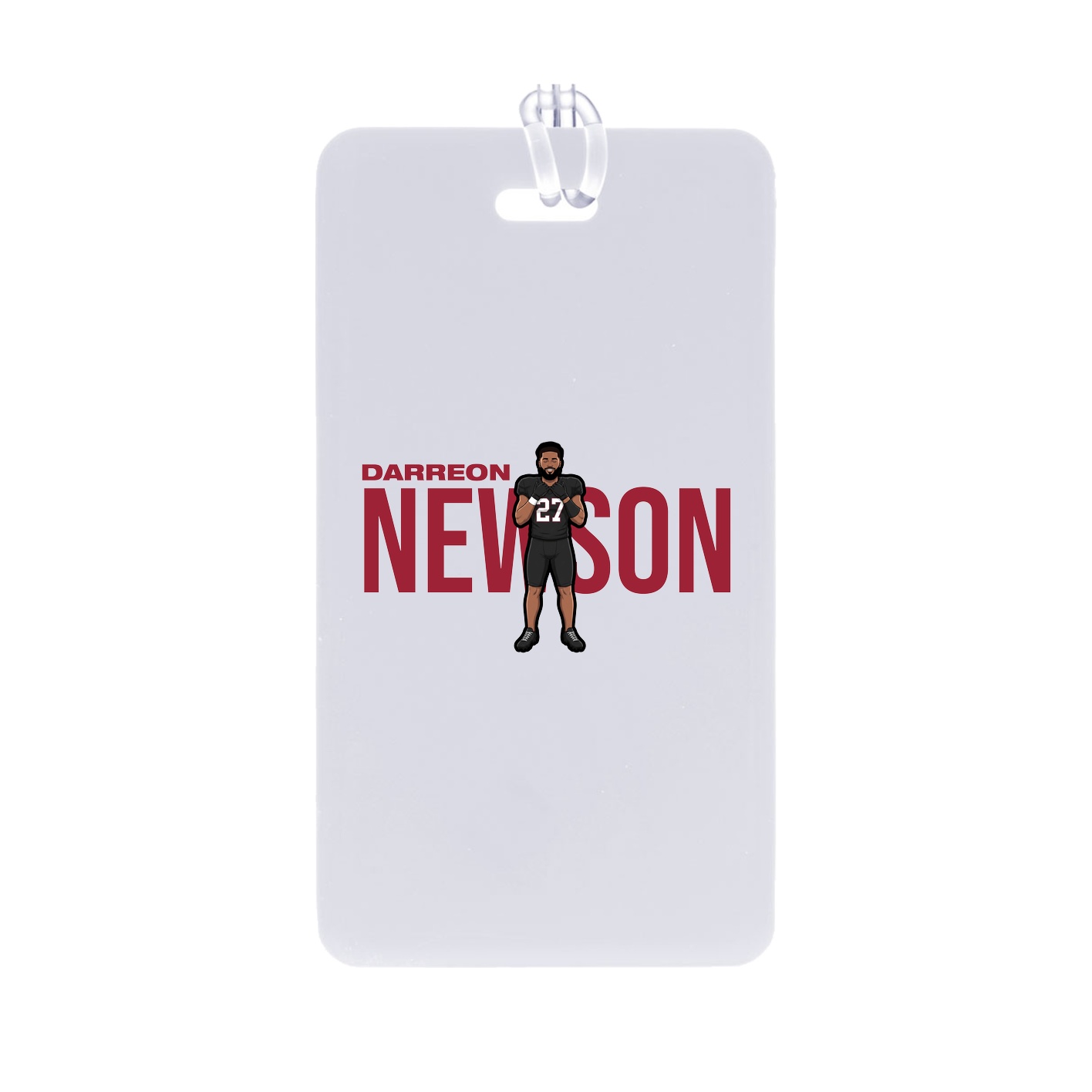 Bag Tag — Player Name in Classic