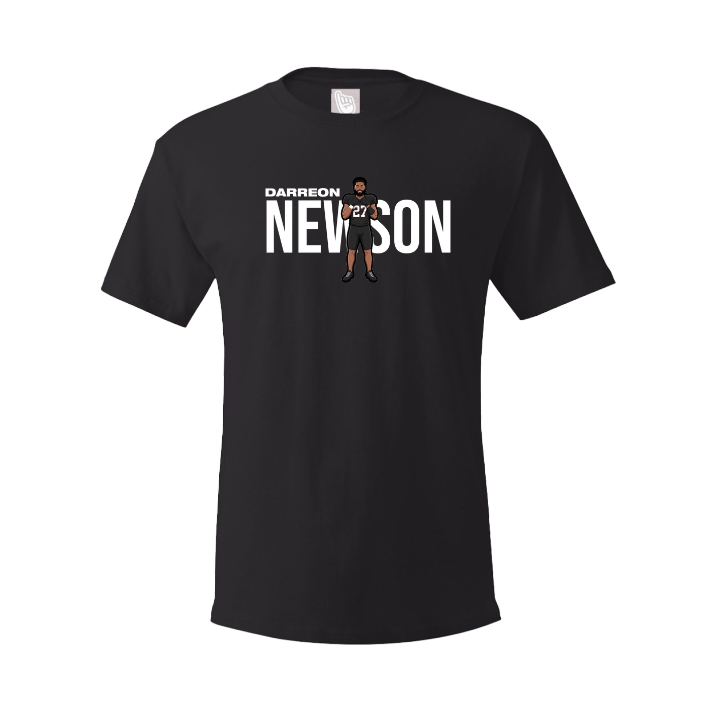 Youth Tee — Player Name in Black