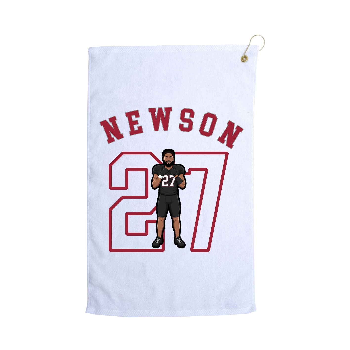 Golf Towel — Shirsey Arch in White