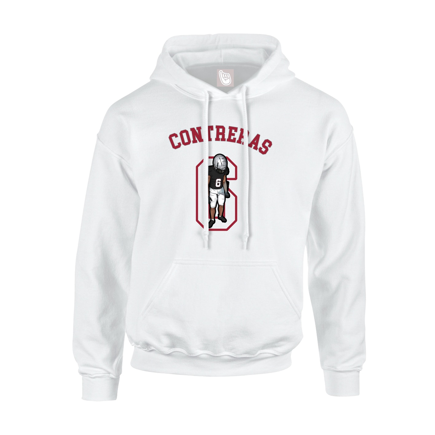 Hoodie — Shirsey Arch in White