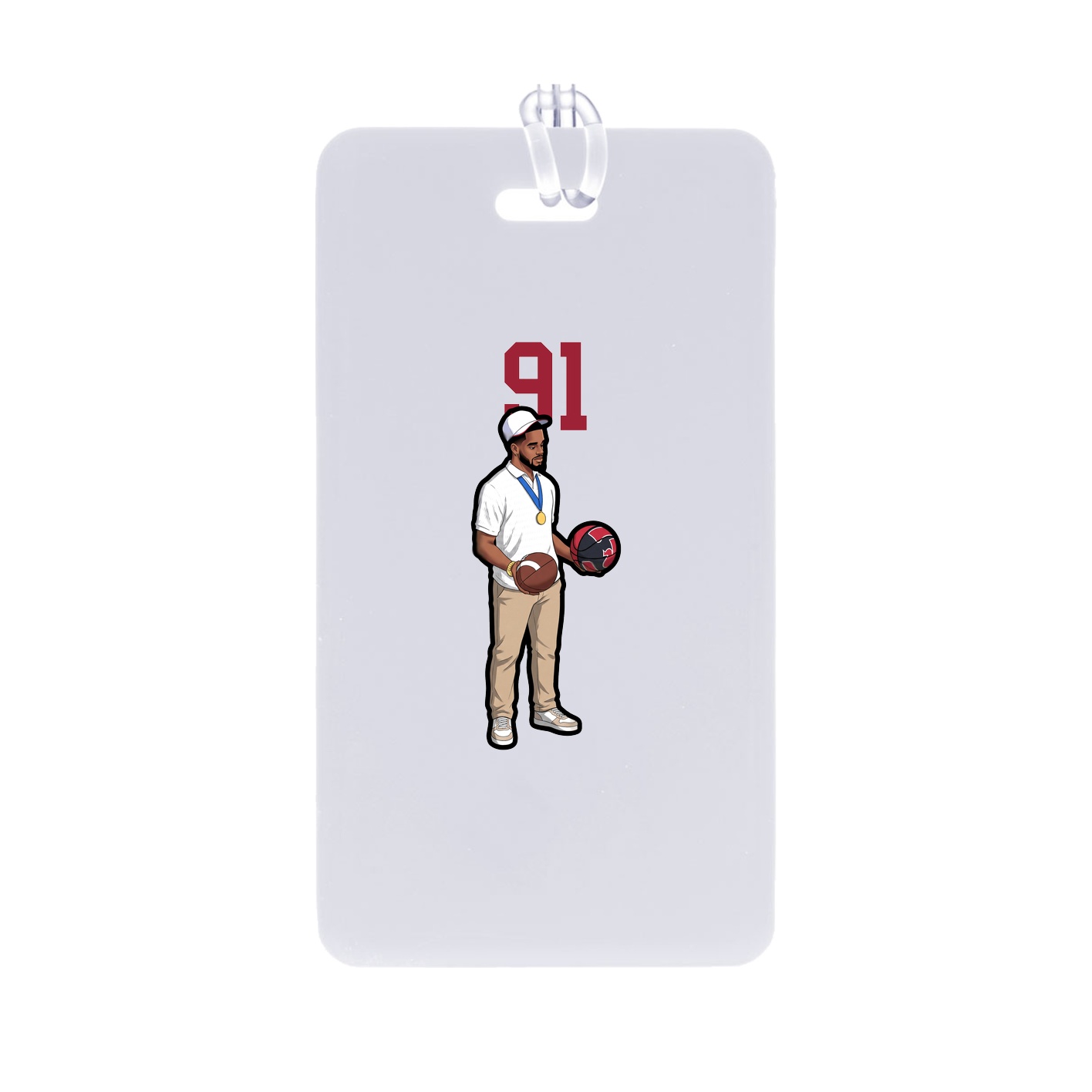 Bag Tag — Number Top in Classic