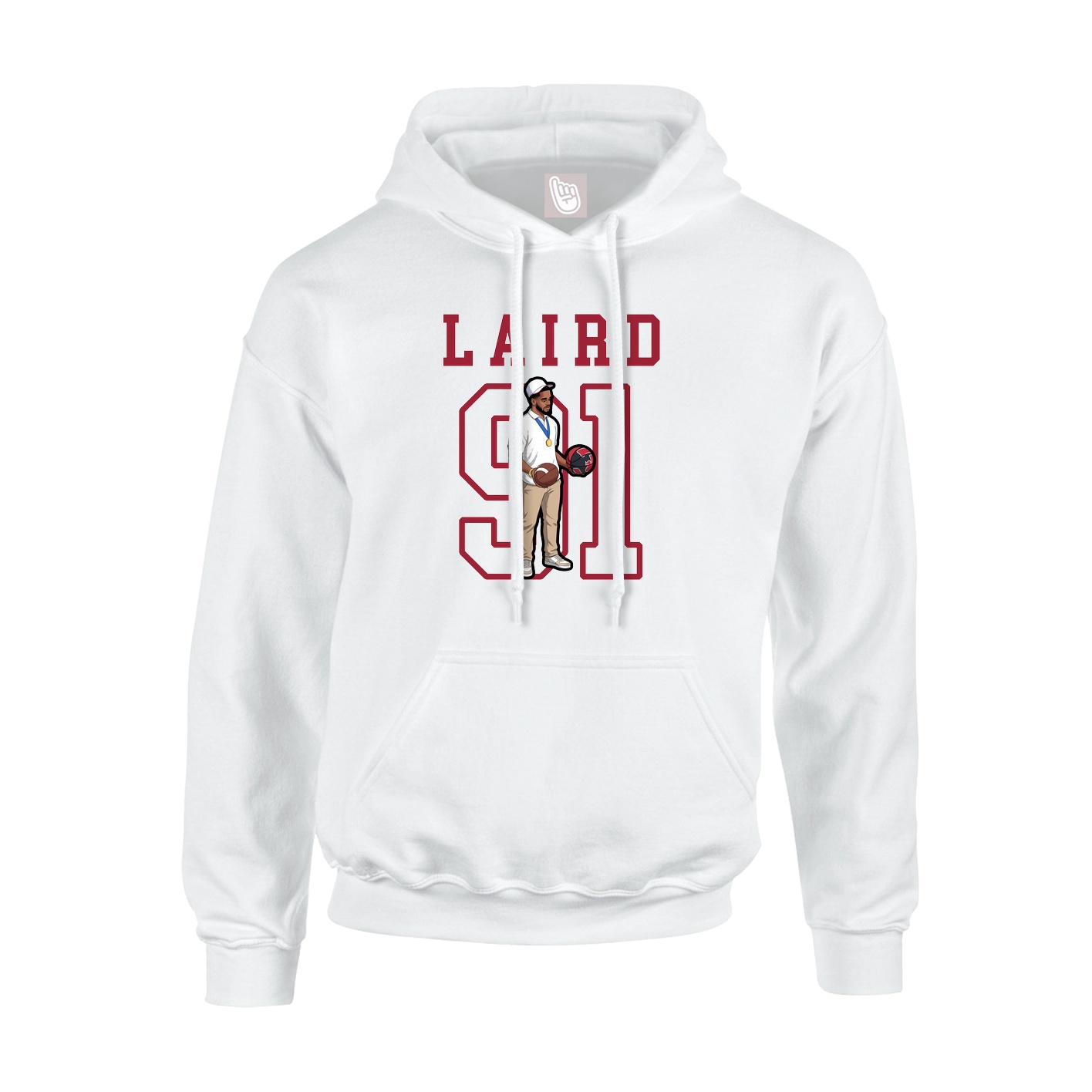 Youth Hoodie — Shirsey in White