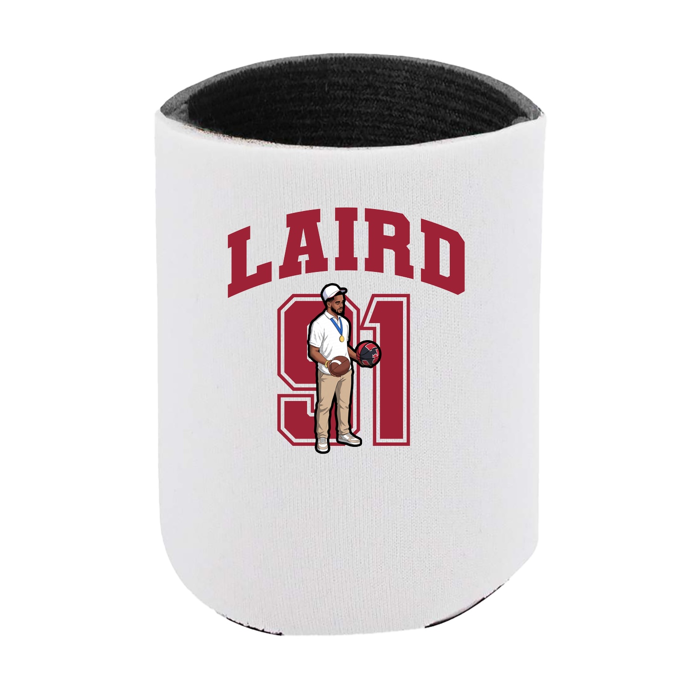 Can Holder — Number in White