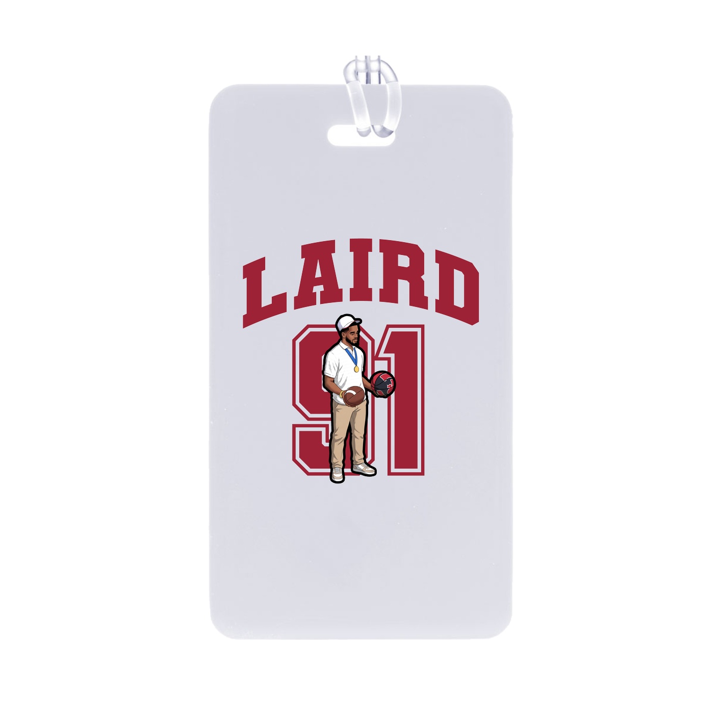 Bag Tag — Number in Classic