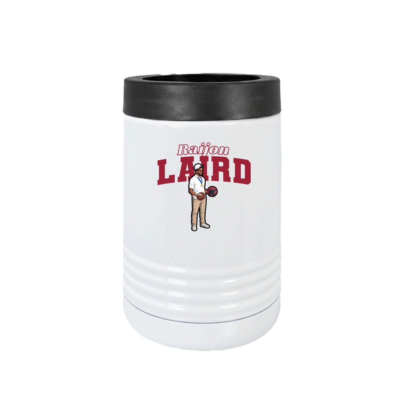 Beverage Holder — Name Arch in White