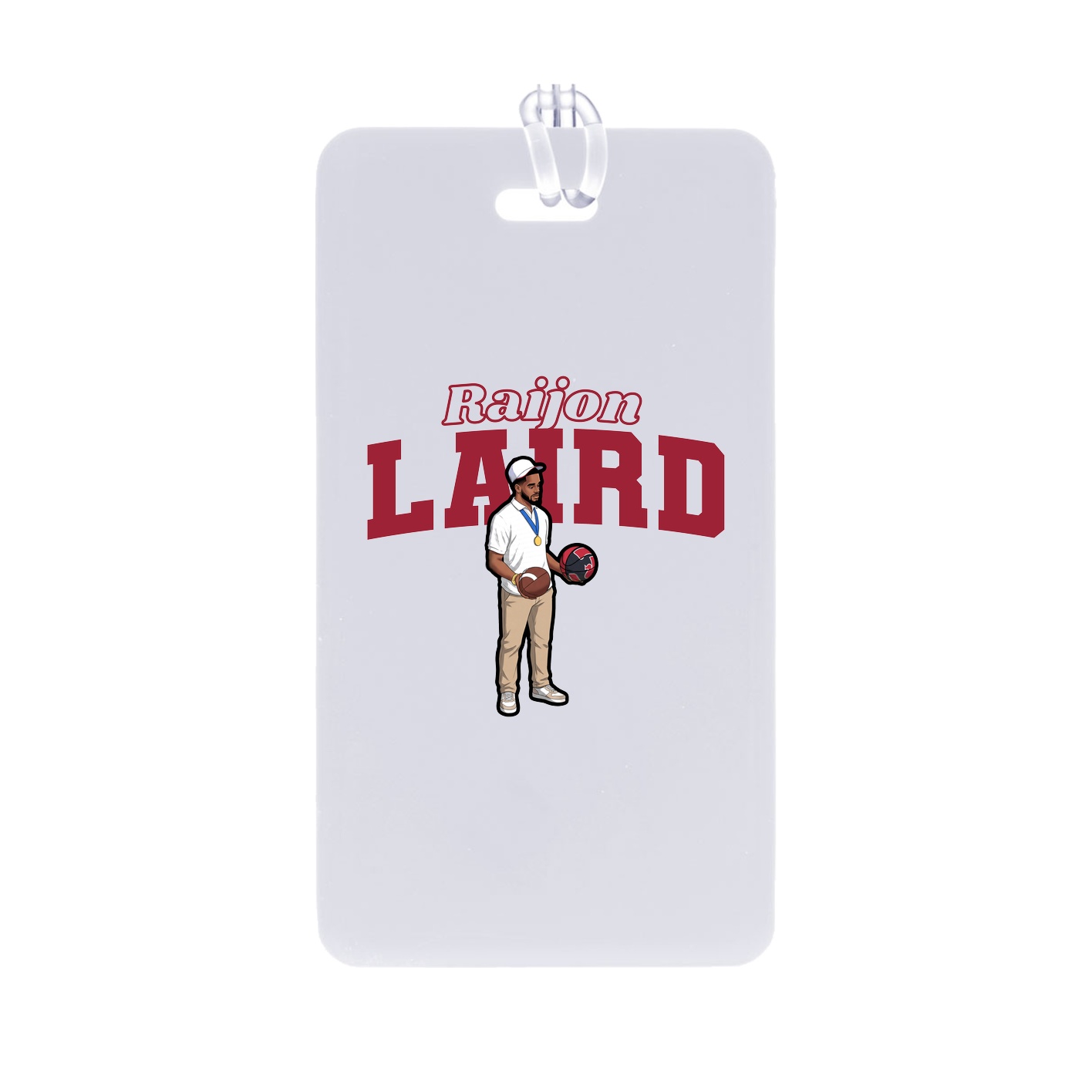 Bag Tag — Name Arch in Classic