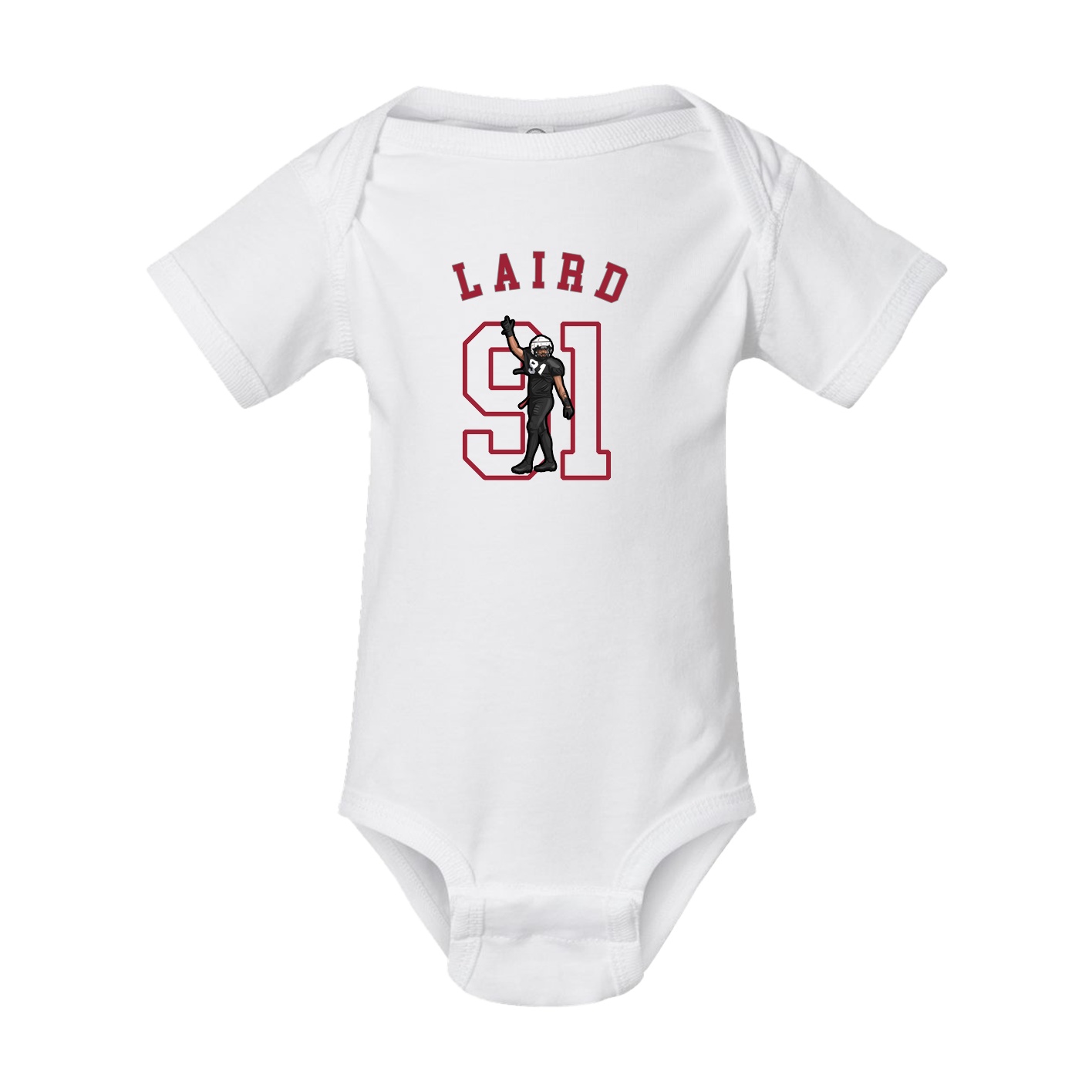 Baby Onesie — Shirsey Arch in White