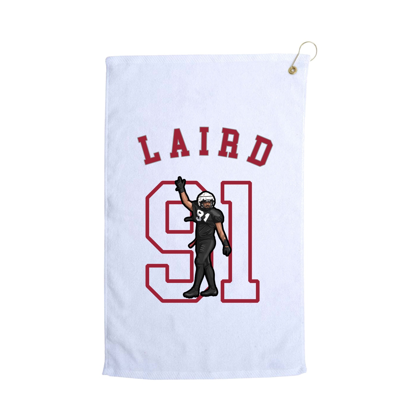 Golf Towel — Shirsey Arch in White