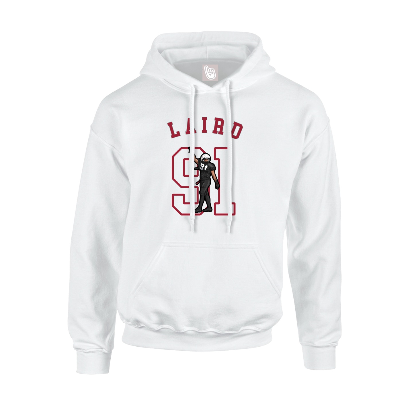 Hoodie — Shirsey Arch in White