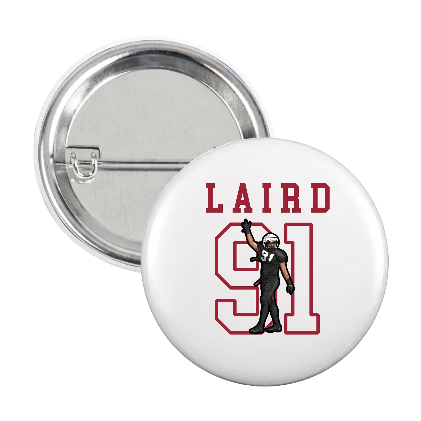 Game Day Button — Shirsey in White