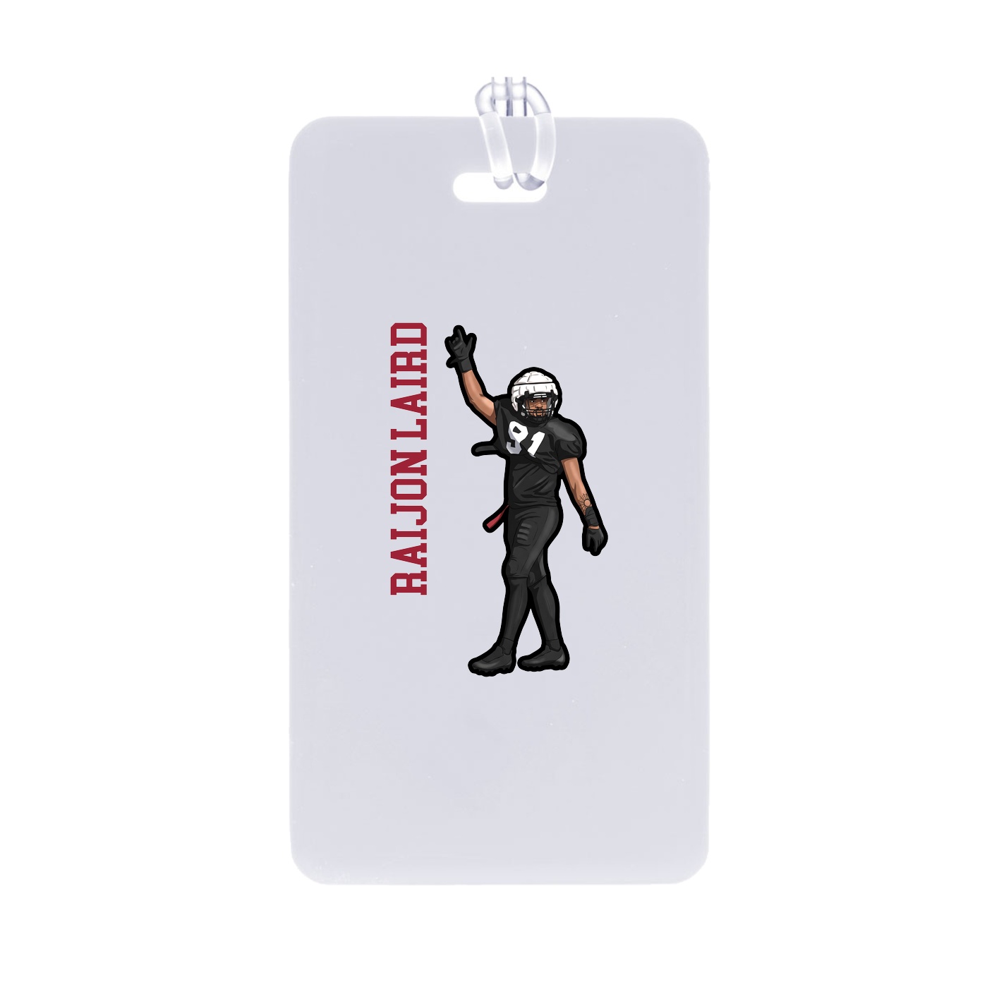 Bag Tag — Name Vertical in Classic