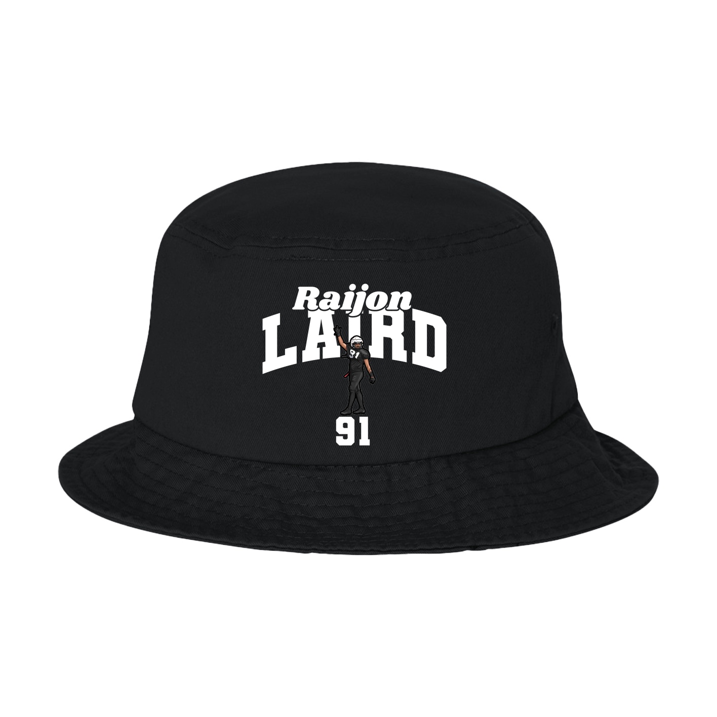 Bucket Cap — Signature Arch in Black
