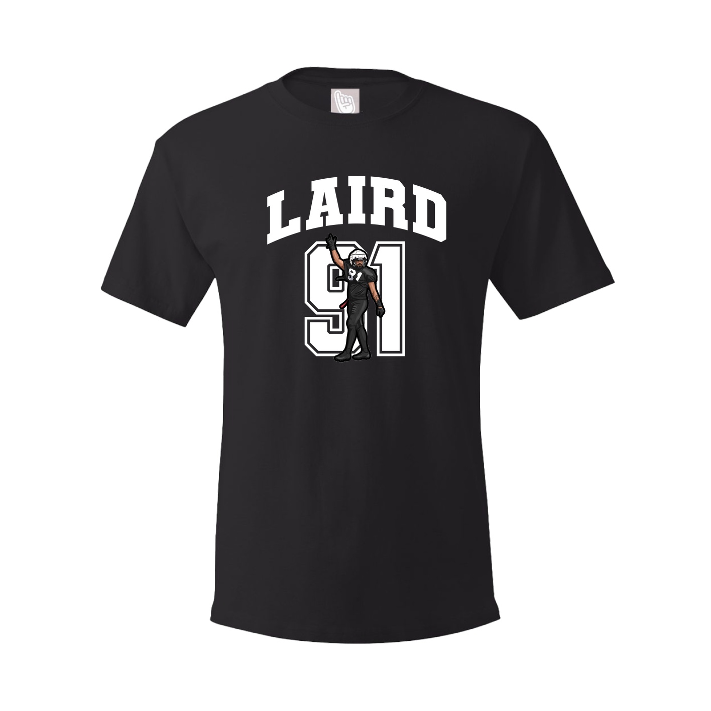 Youth Tee — Number in Black