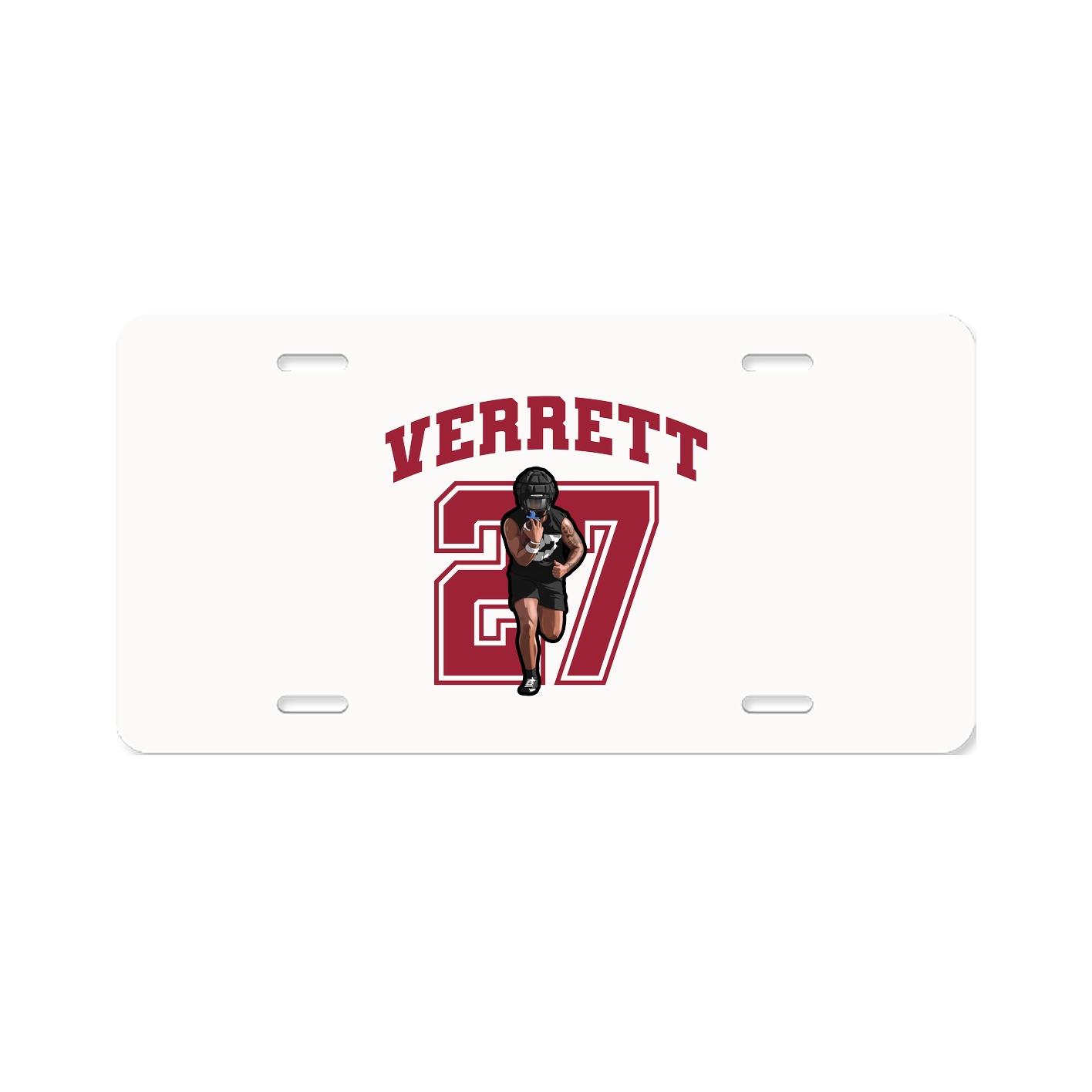 License Plate — Number in Classic