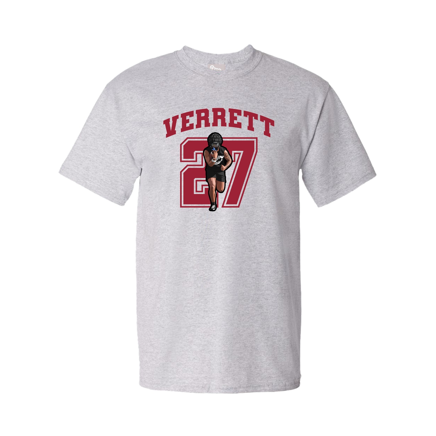 Youth Tee — Number in Grey