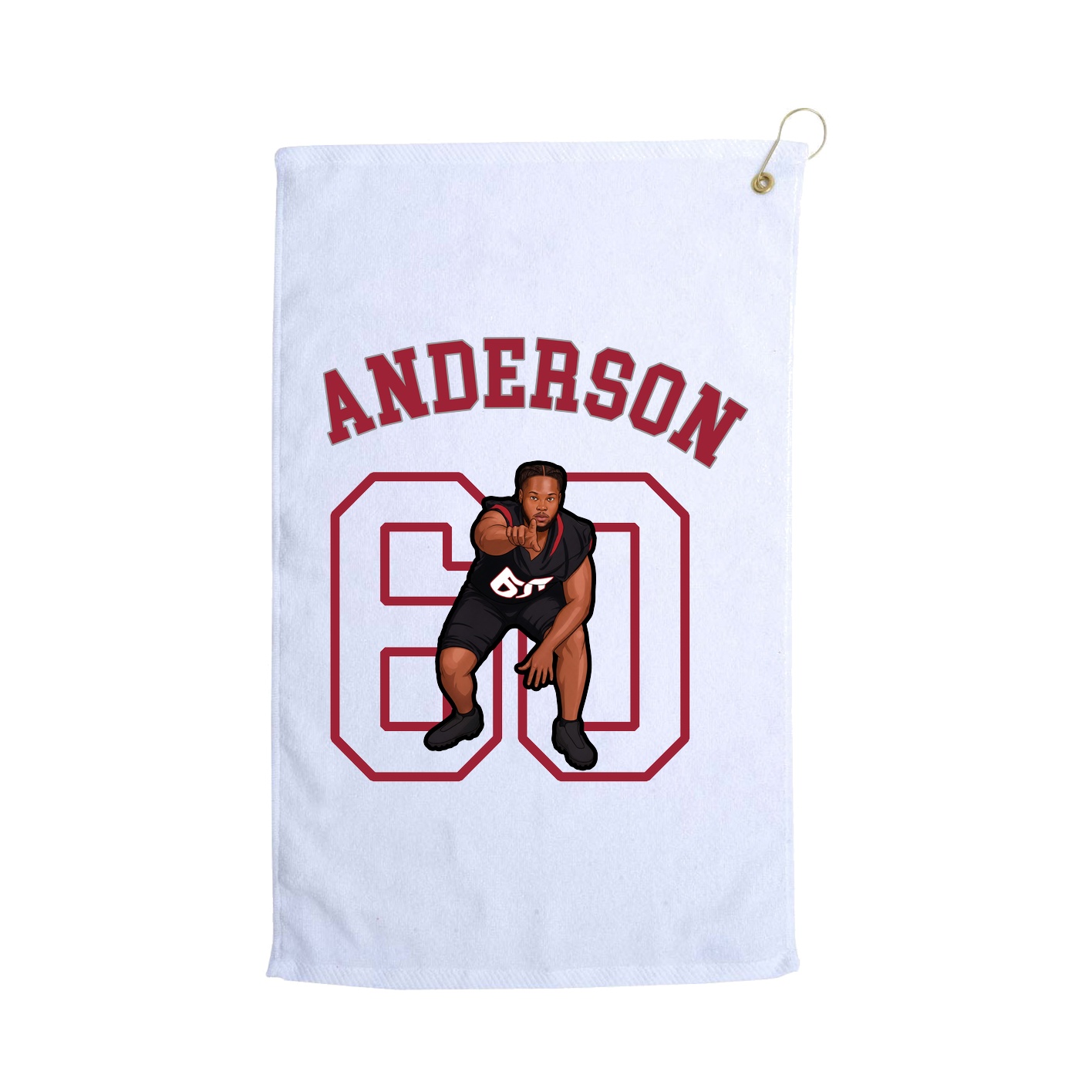Golf Towel — Shirsey Arch in White