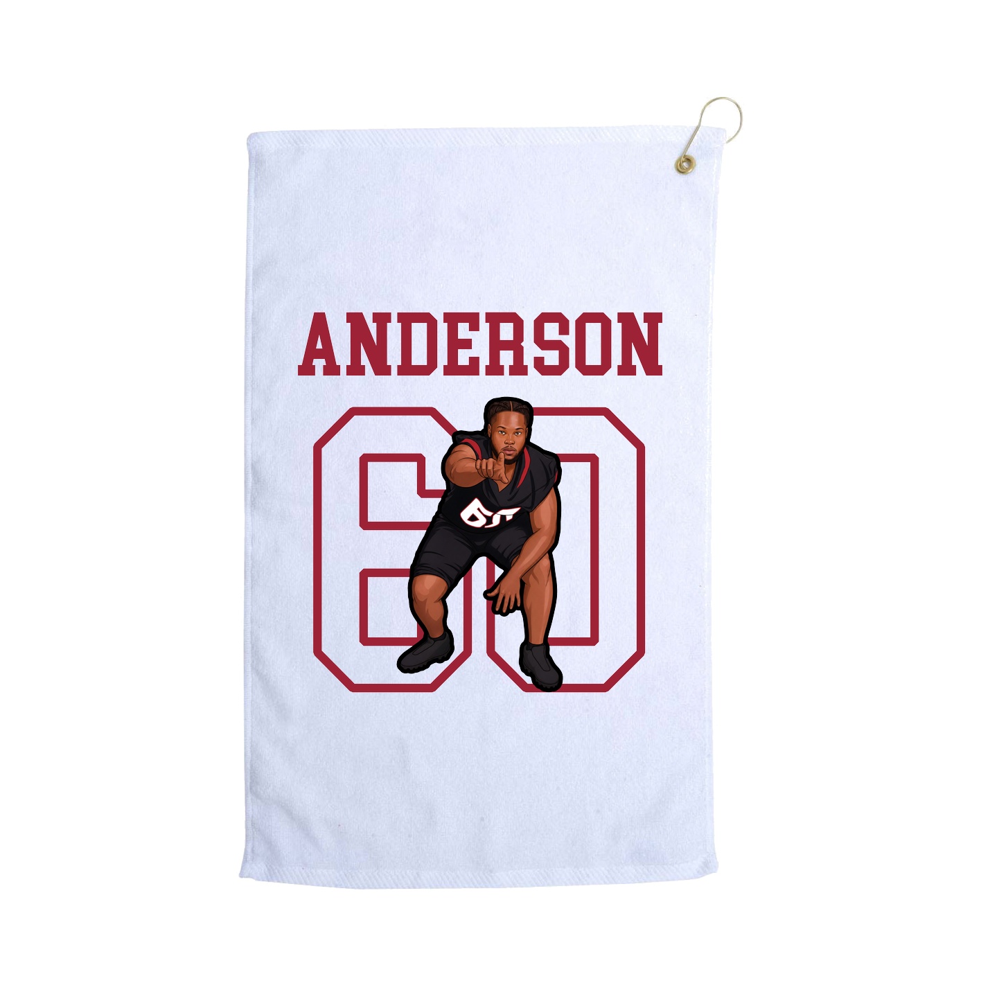 Golf Towel — Shirsey in White