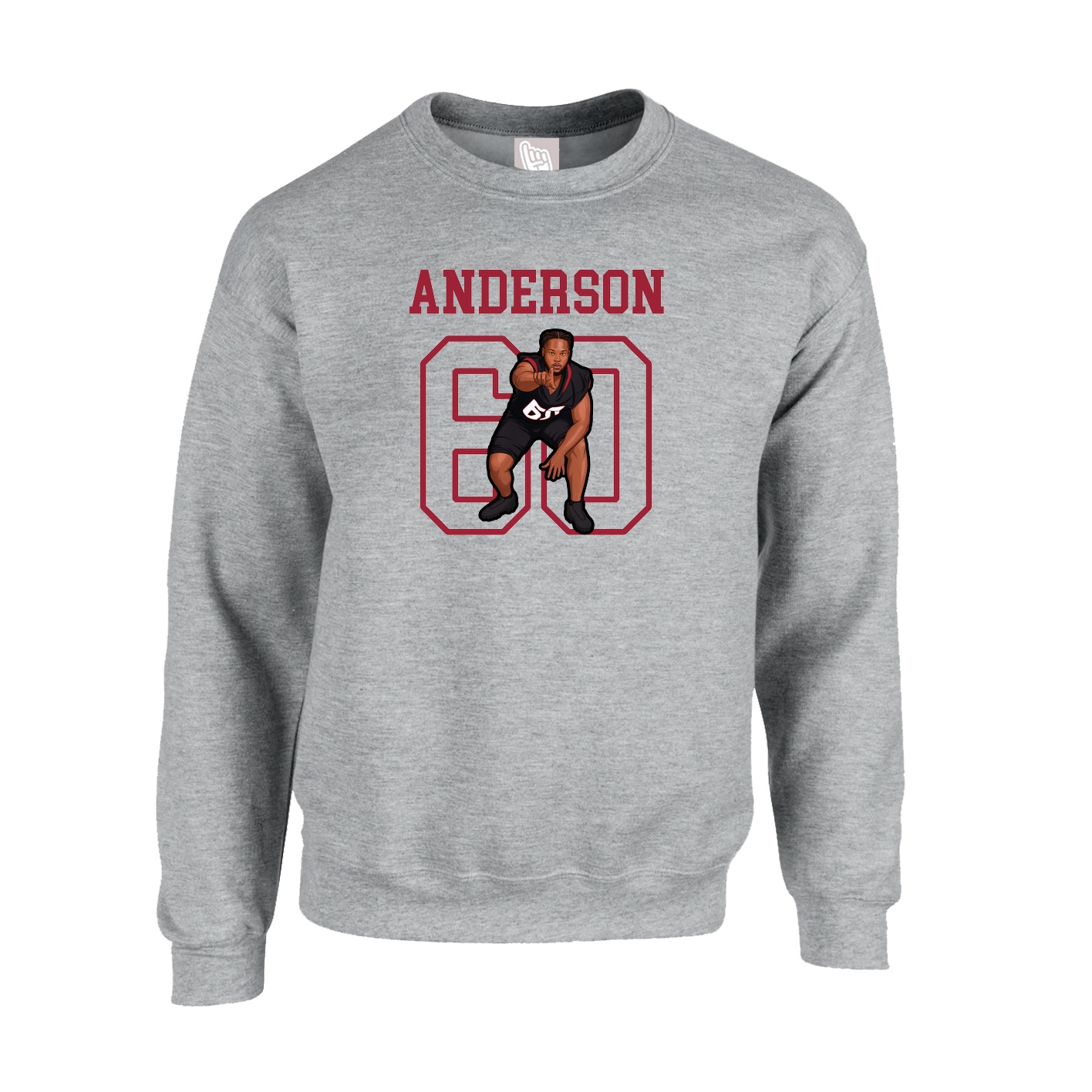 Fleece Crew — Shirsey in Grey