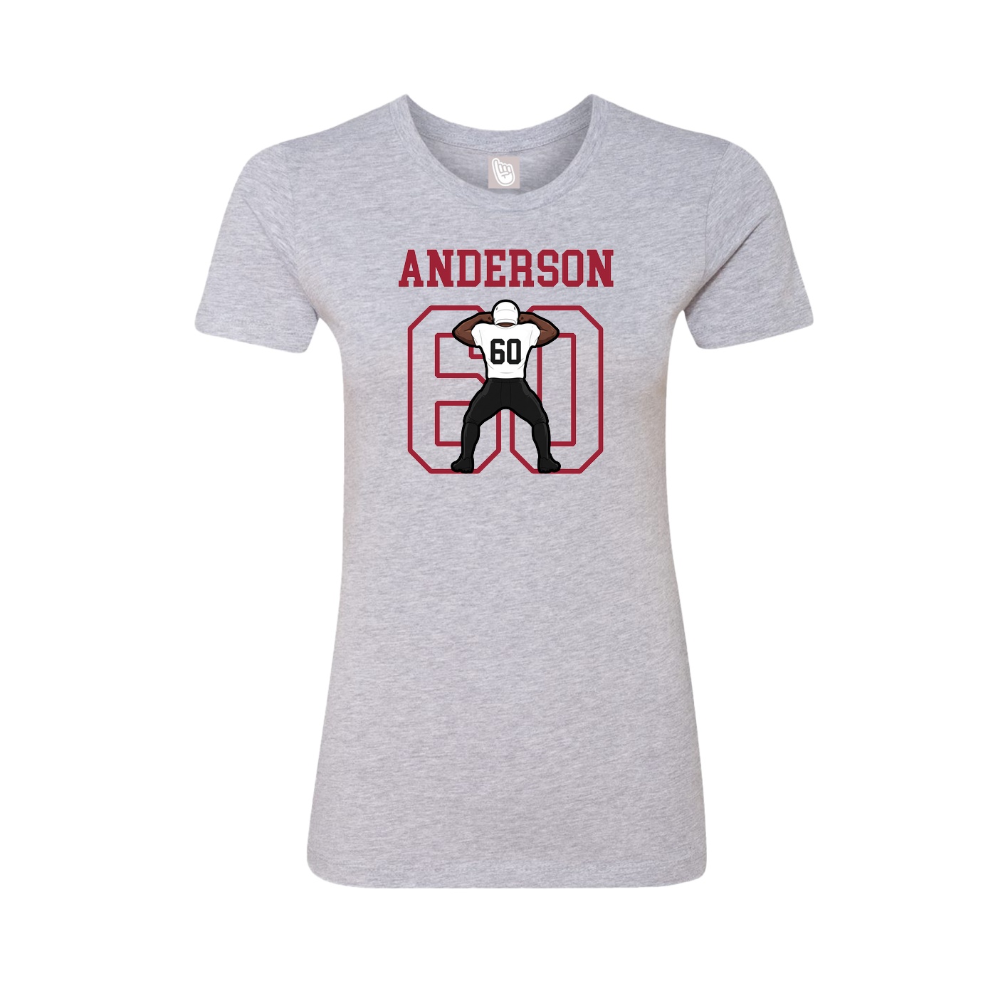 Fitted Women's Tee — Shirsey in Grey